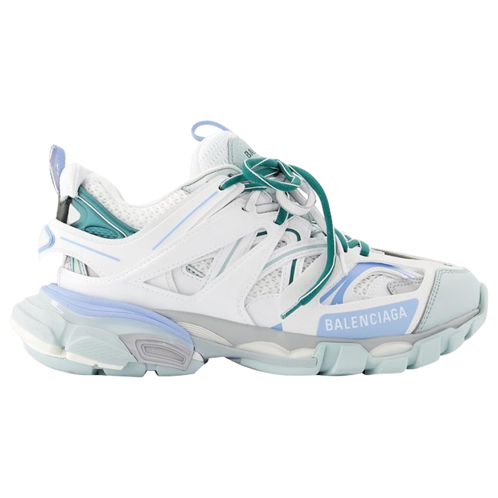 スニーカー Track Sneakers - Balenciaga - Synthetic - White/ BALENCIAGA Track $1150 Men's White Sneakers New And
