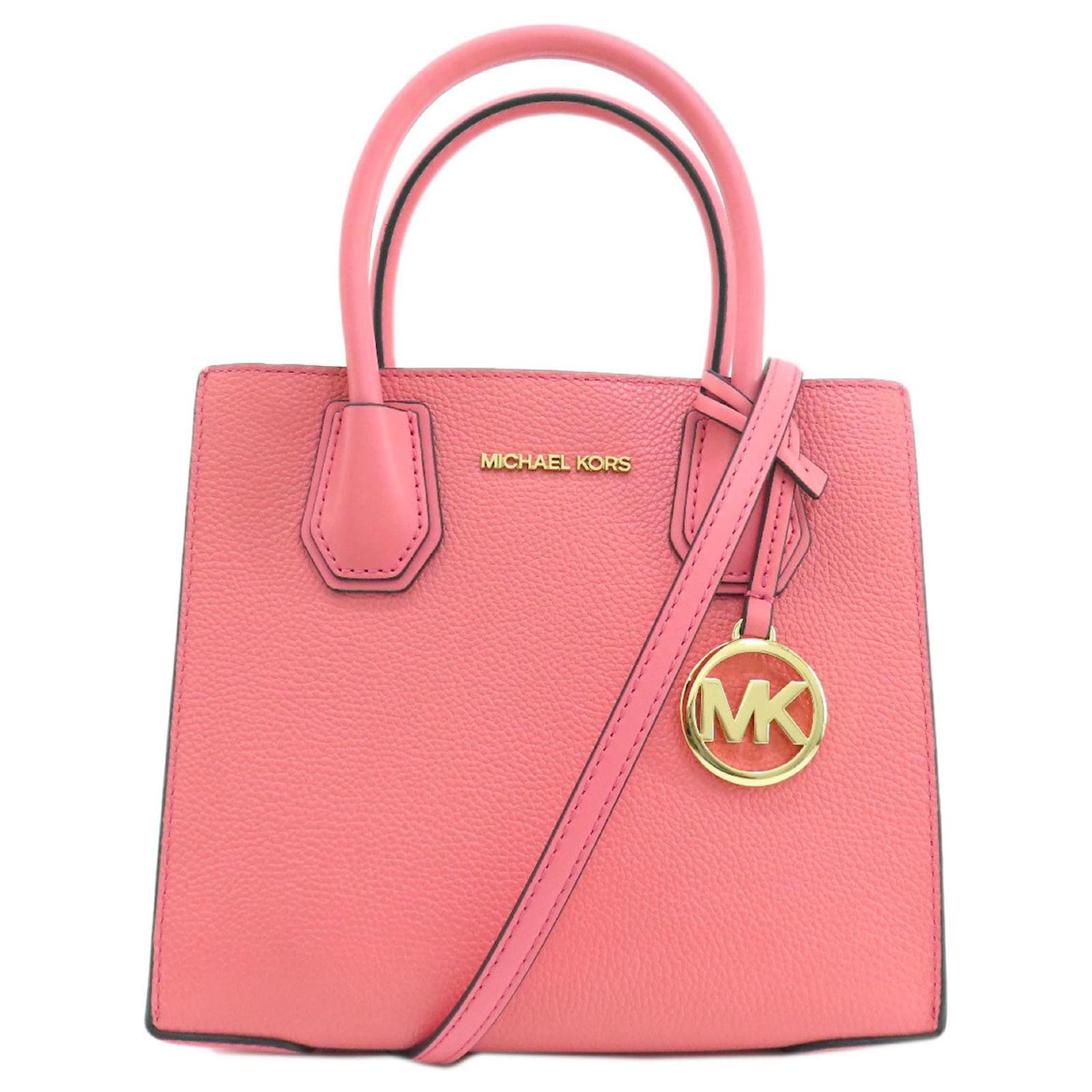 Kors Mercer Pink Bag Michael Kors Mercer Extra-Small Logo And