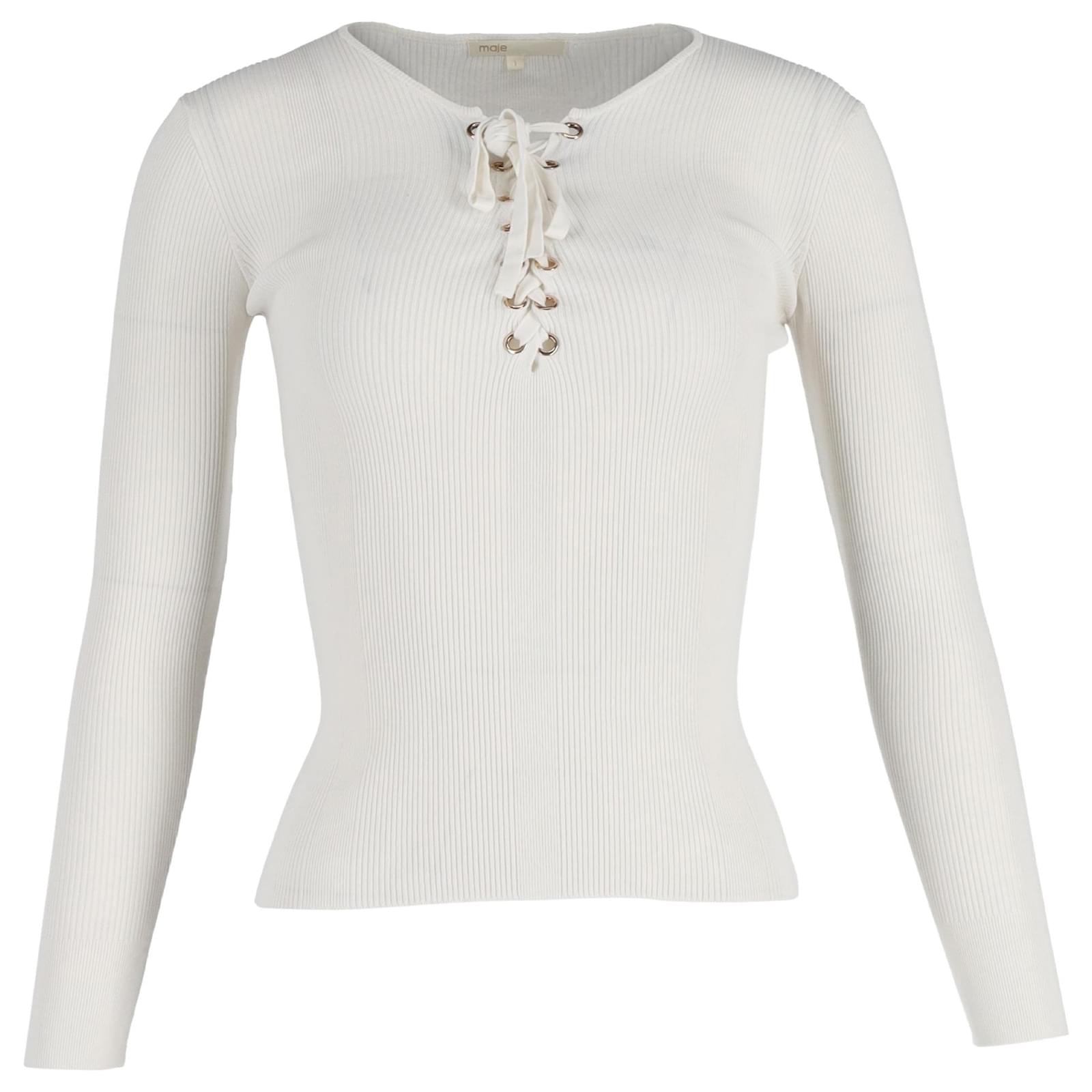 Maje lace sweater hotsell