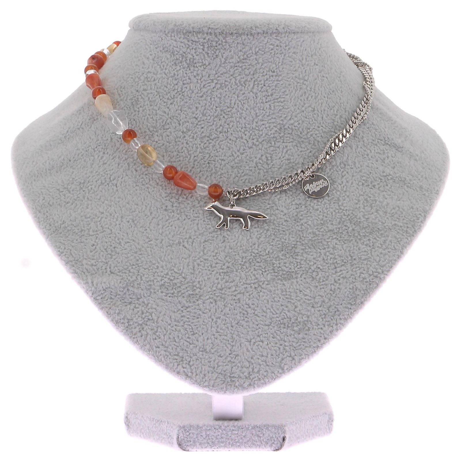 Autre Marque MAISON KITSUNE Necklaces T. metal Silvery ref 
