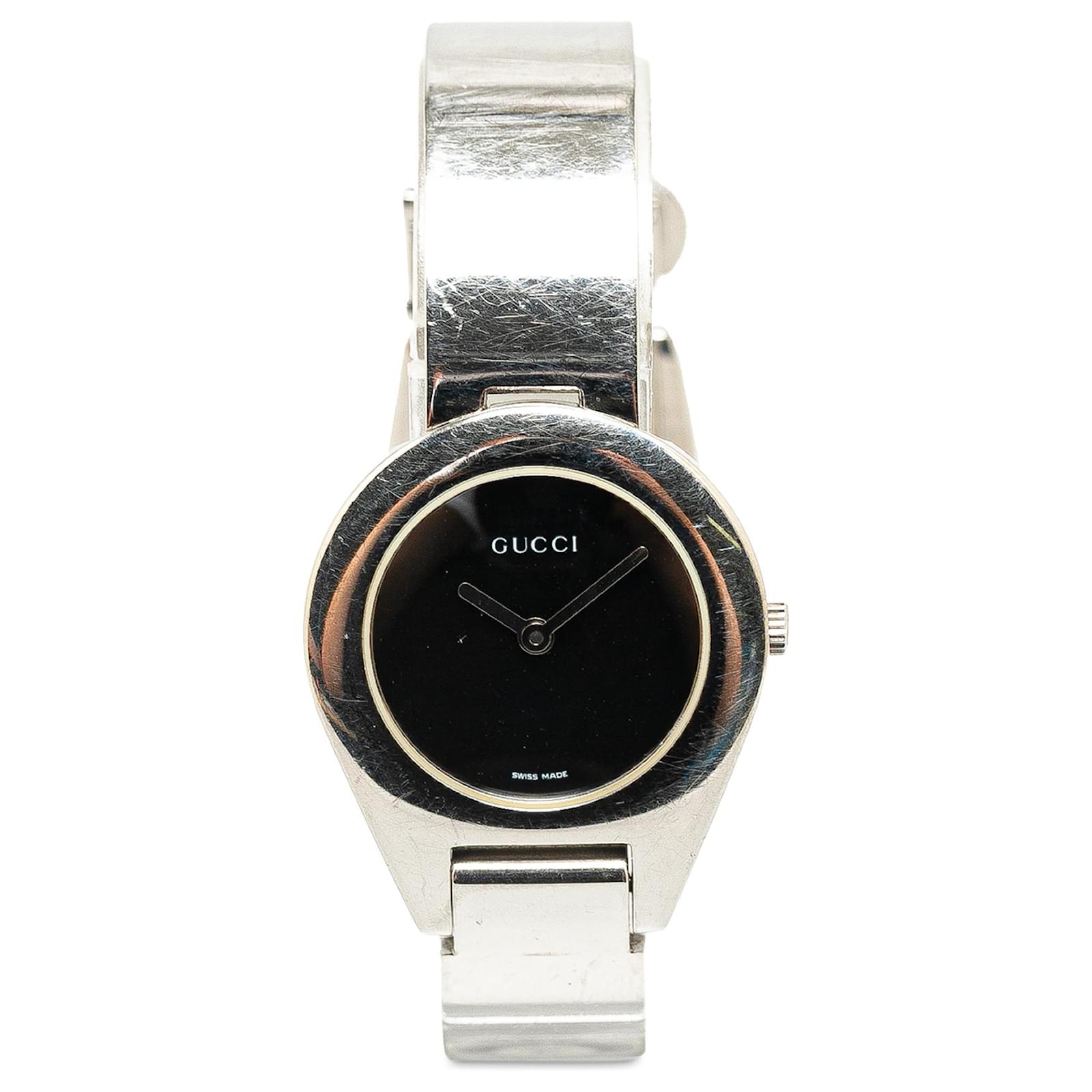 Caritasnepal Gucci Eryx Watch GUCCI Eryx 40MM Gold Guillochè Dial
