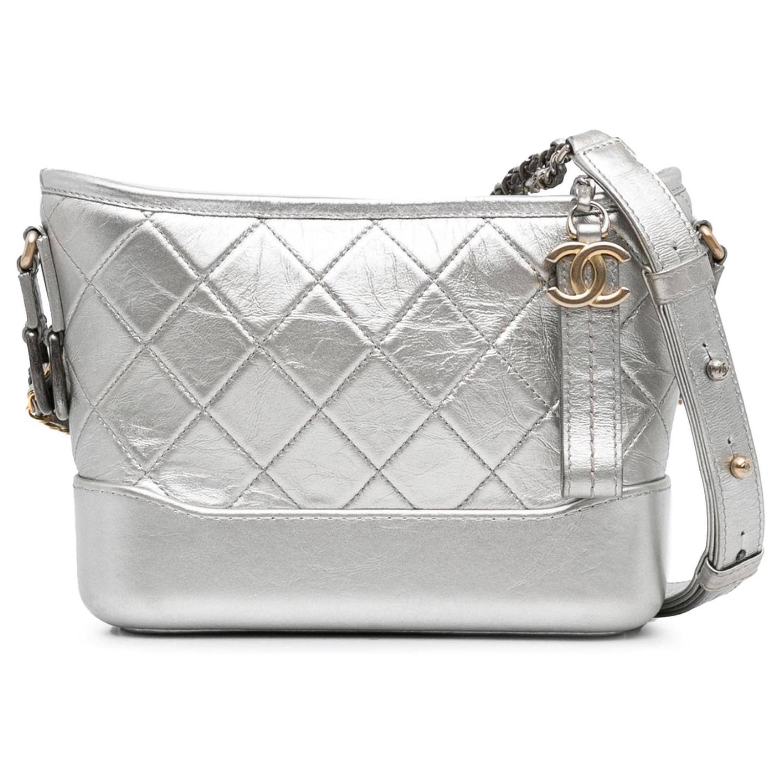 Chanel gabrielle bag silver online