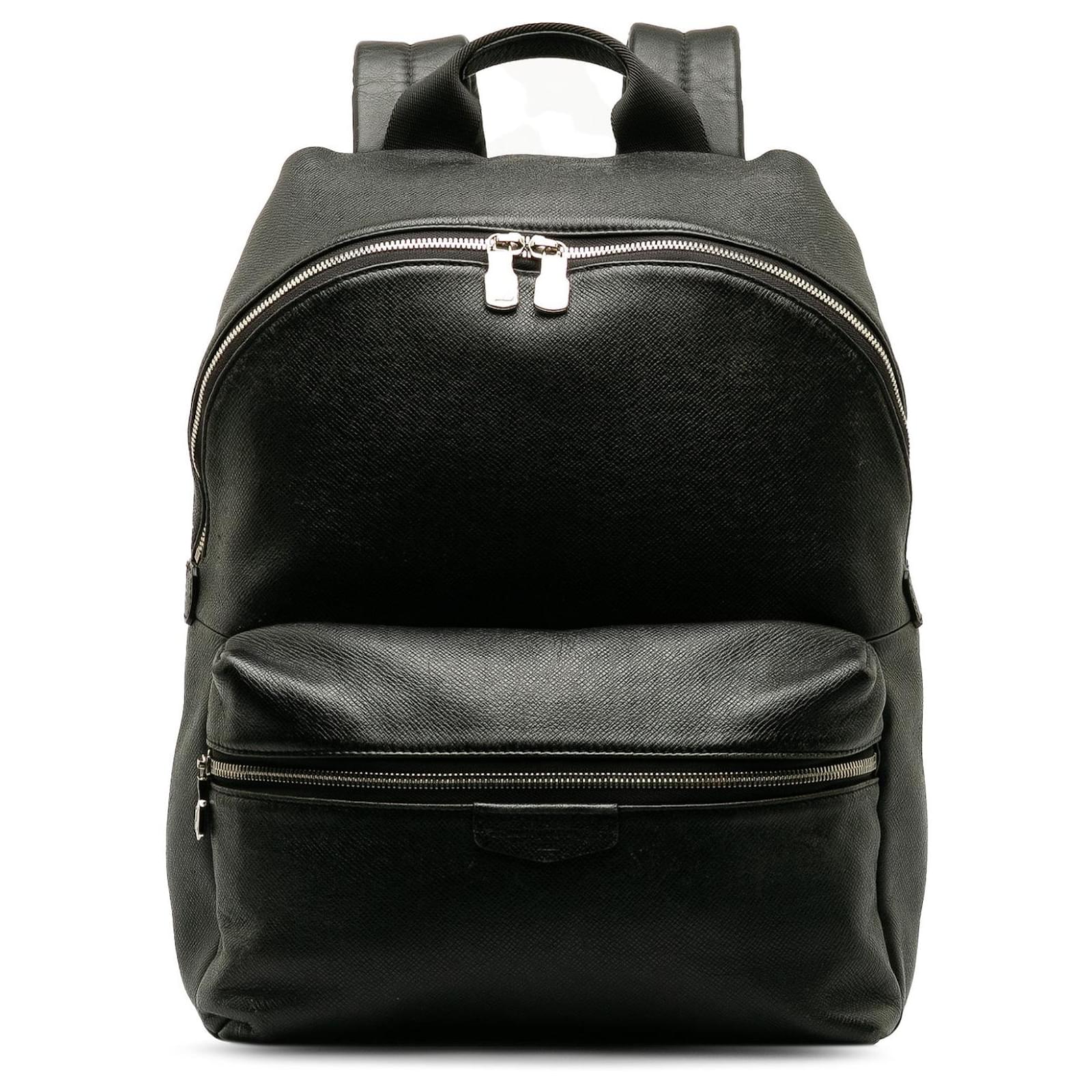Black Louis Vuitton Taiga Discovery Backpack PM Leather ref