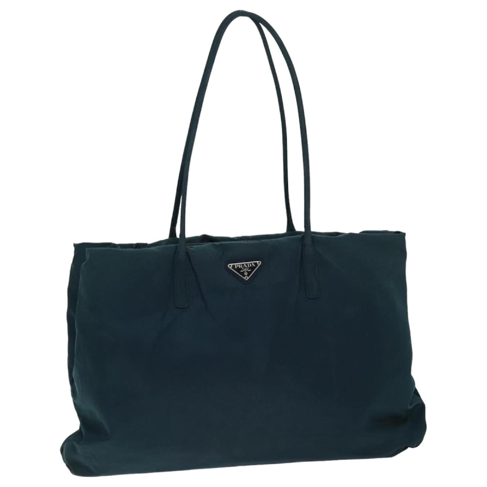 PRADA Tote Bag Nylon Green Auth 76204 ref.1413634 - Joli Closet