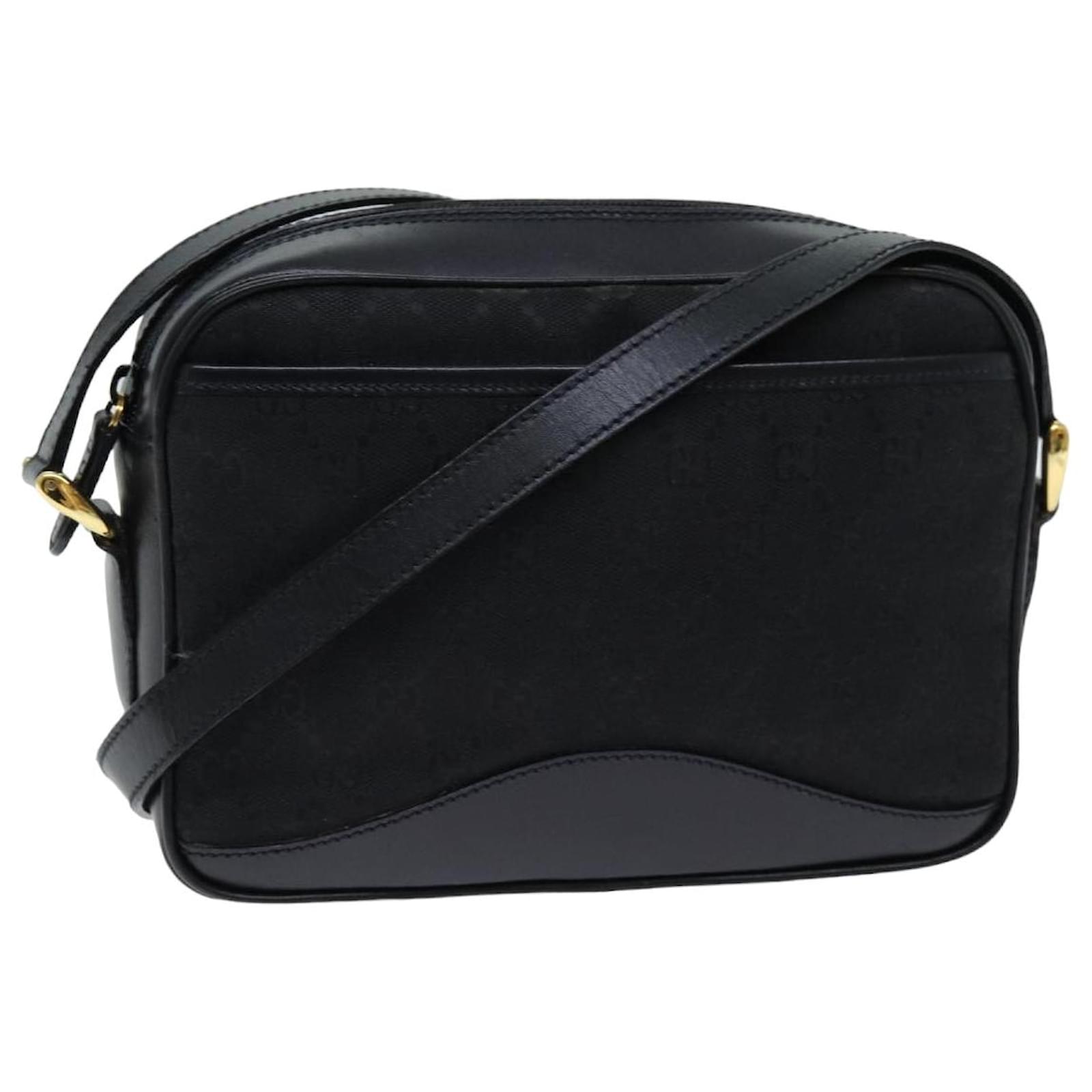 Gucci Shopper Bag Gucci 0225 GUCCI Shoulder Bag Canvas Navy 007 444 0162  Auth Ep3302 Navy Blue Cloth Joli Closet