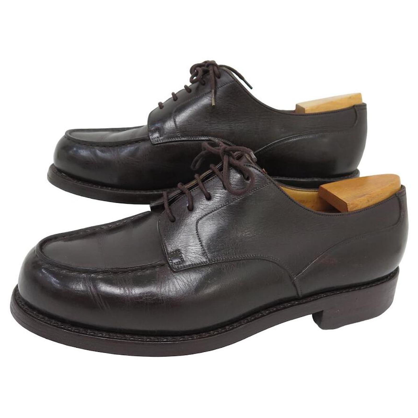 CHAUSSURES JM WESTON DERBY LE GOLF 641 8E 42 LARGE 42.5 CUIR