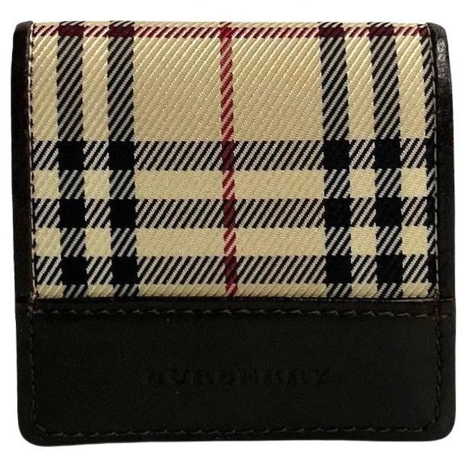 Canvas Burberry Burberry Men's Wallet With Coin Pocket