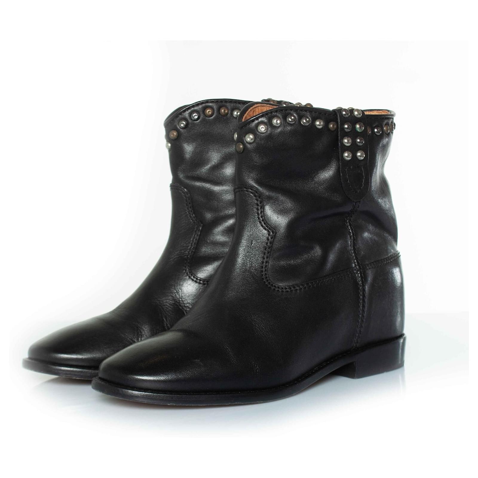 Isabel marant fashion cluster leather boots