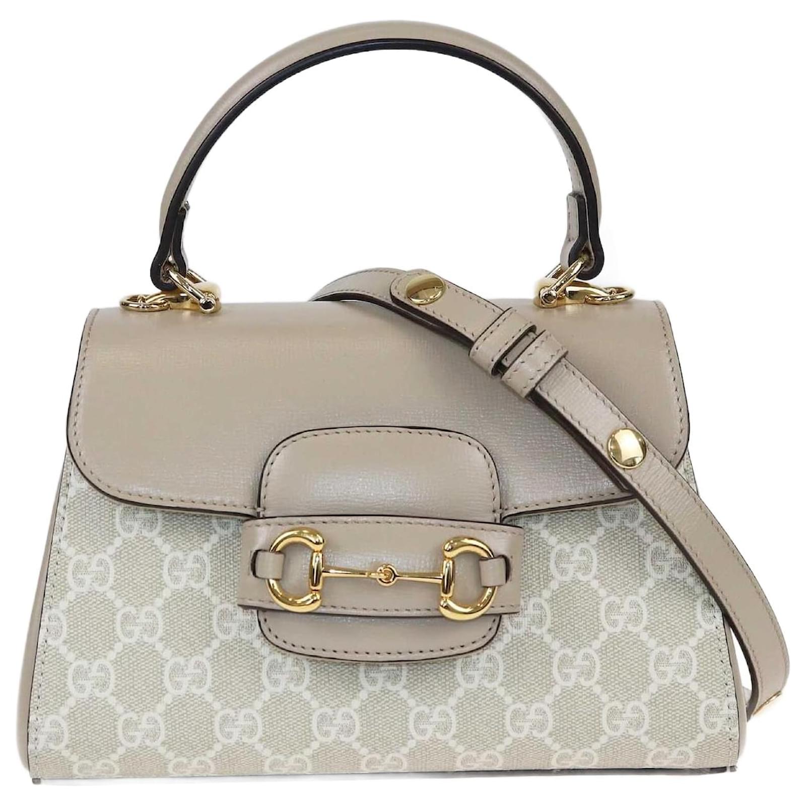GUCCI Handbags T. Leather Beige ref.1416788 - Joli Closet