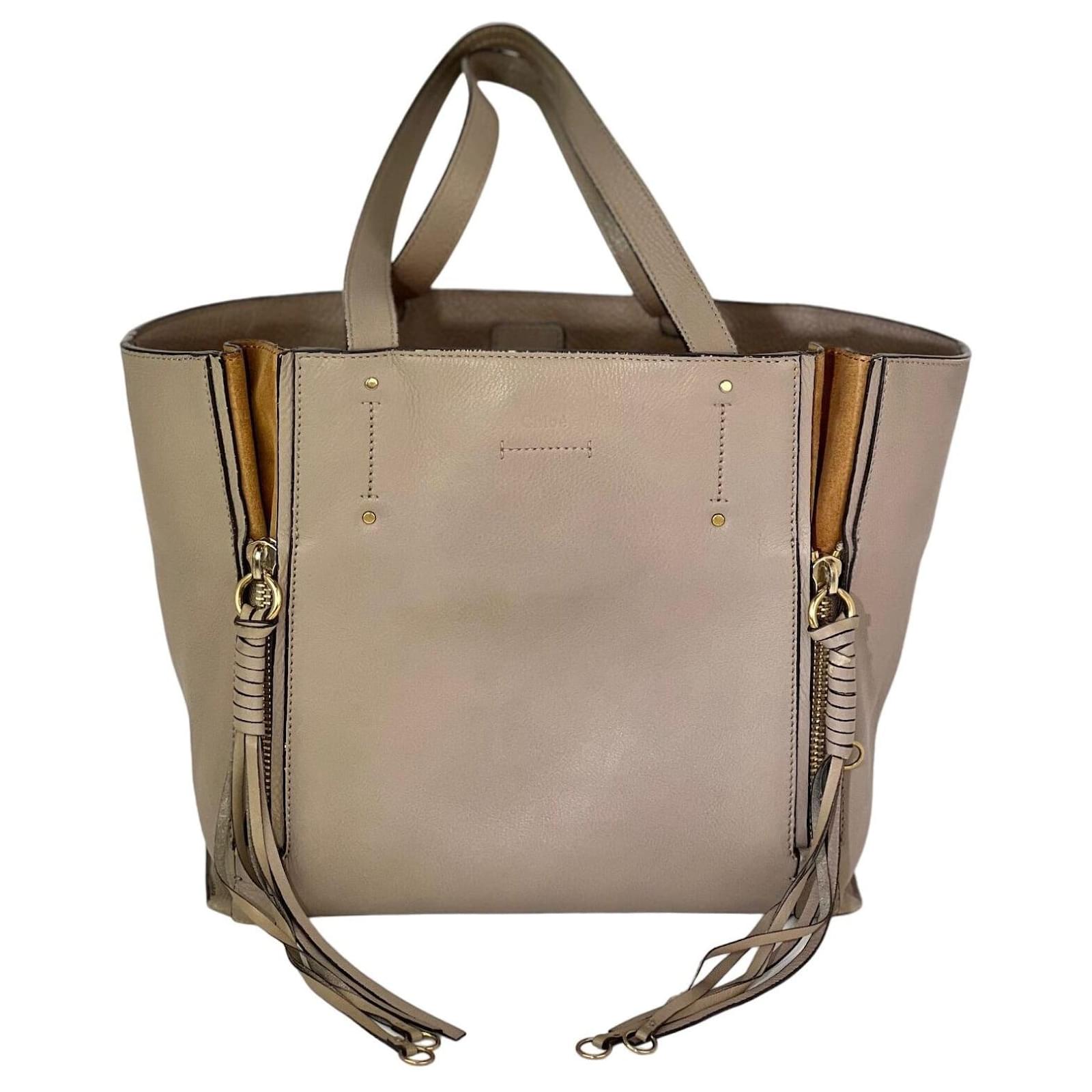 定価13.8万】Chloé クロエ MiLO ショルダートートバッグ ベージュ  