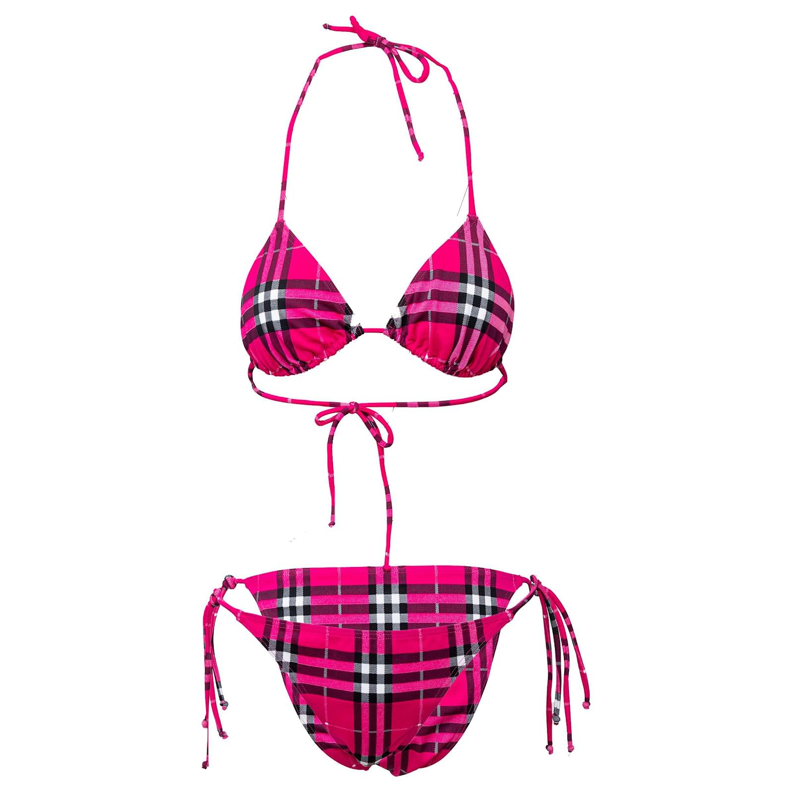 Burberry Check Swimwear Pink ref.1421176 - Joli Closet