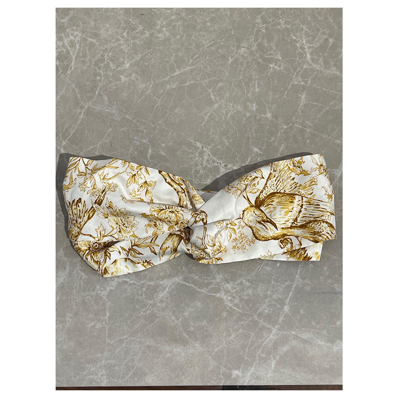DIOR Hair accessories T. Silk White ref.1421271 - Joli Closet display picture 3