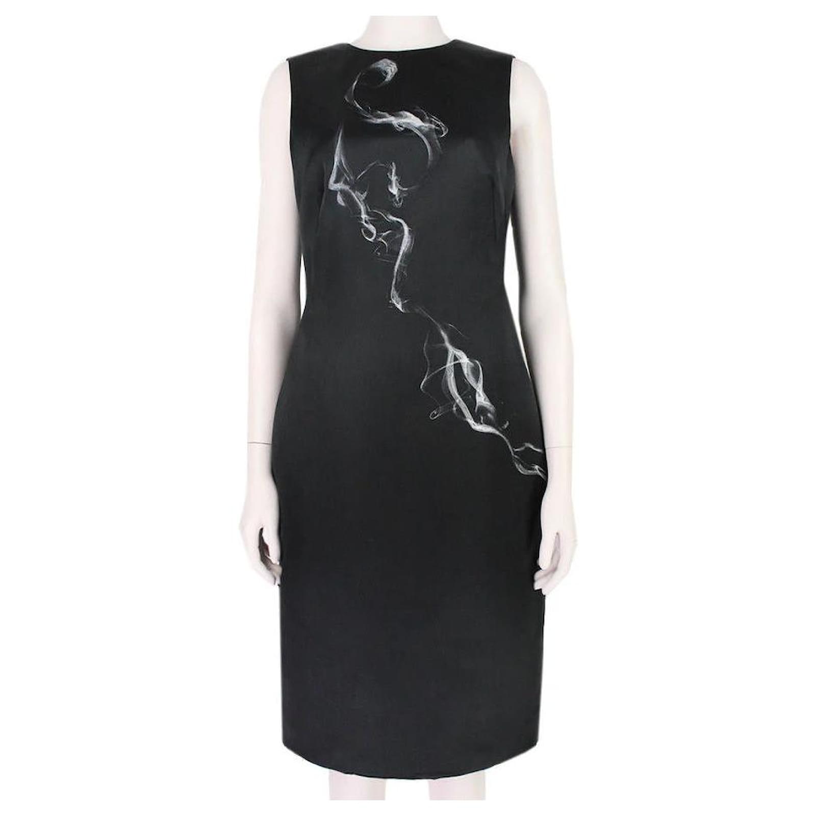 Alexander McQueen Runway Collection Black Smoke Jacquard