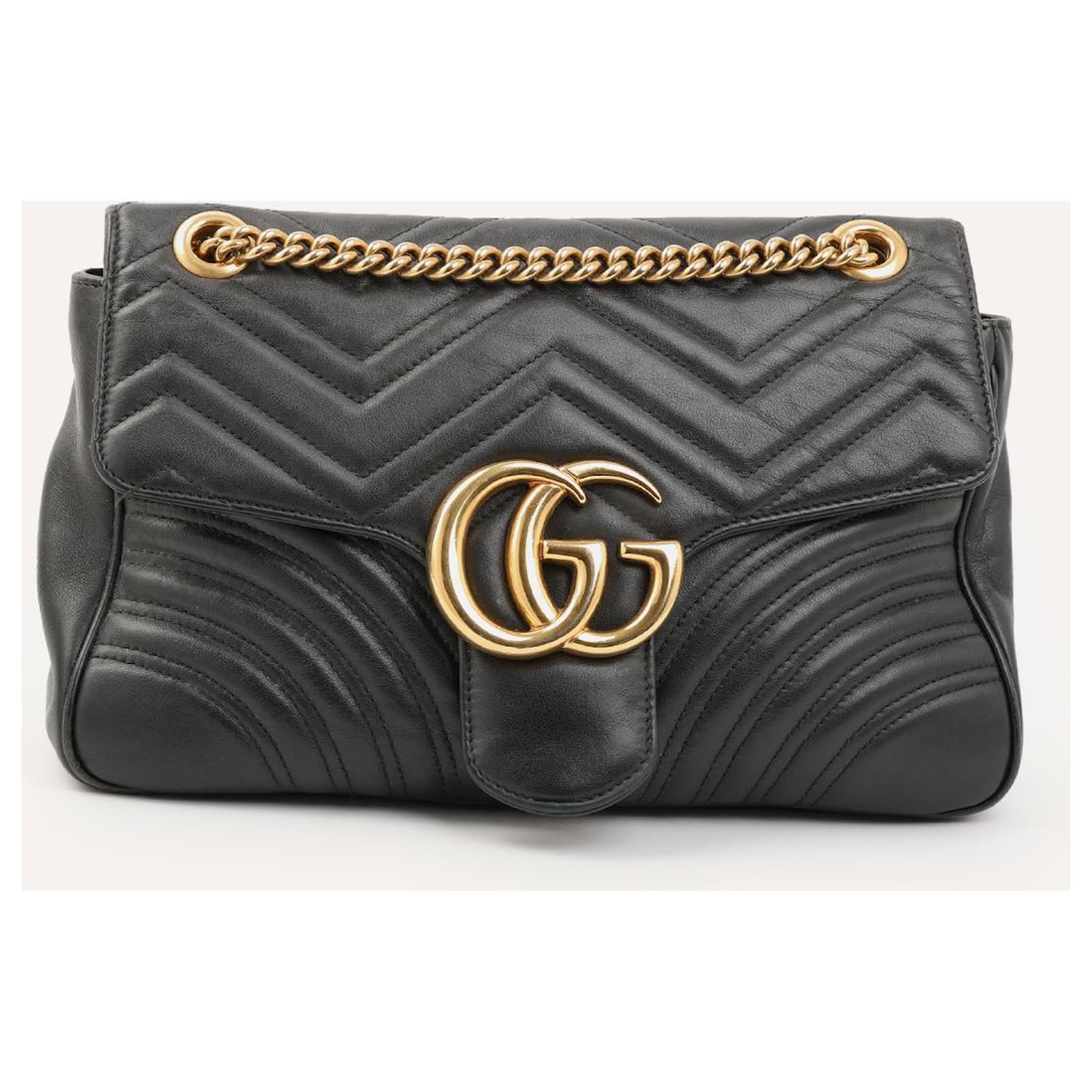 Marmont Bolsos GUCCI de Cuero Negro Joli Closet