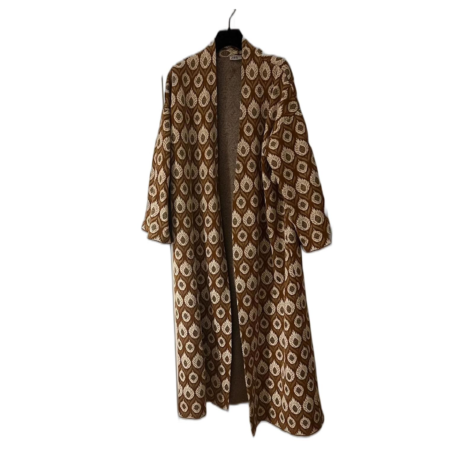 Limited Edition Abrigo Jacquard Zara Shop Zara Leopard Print