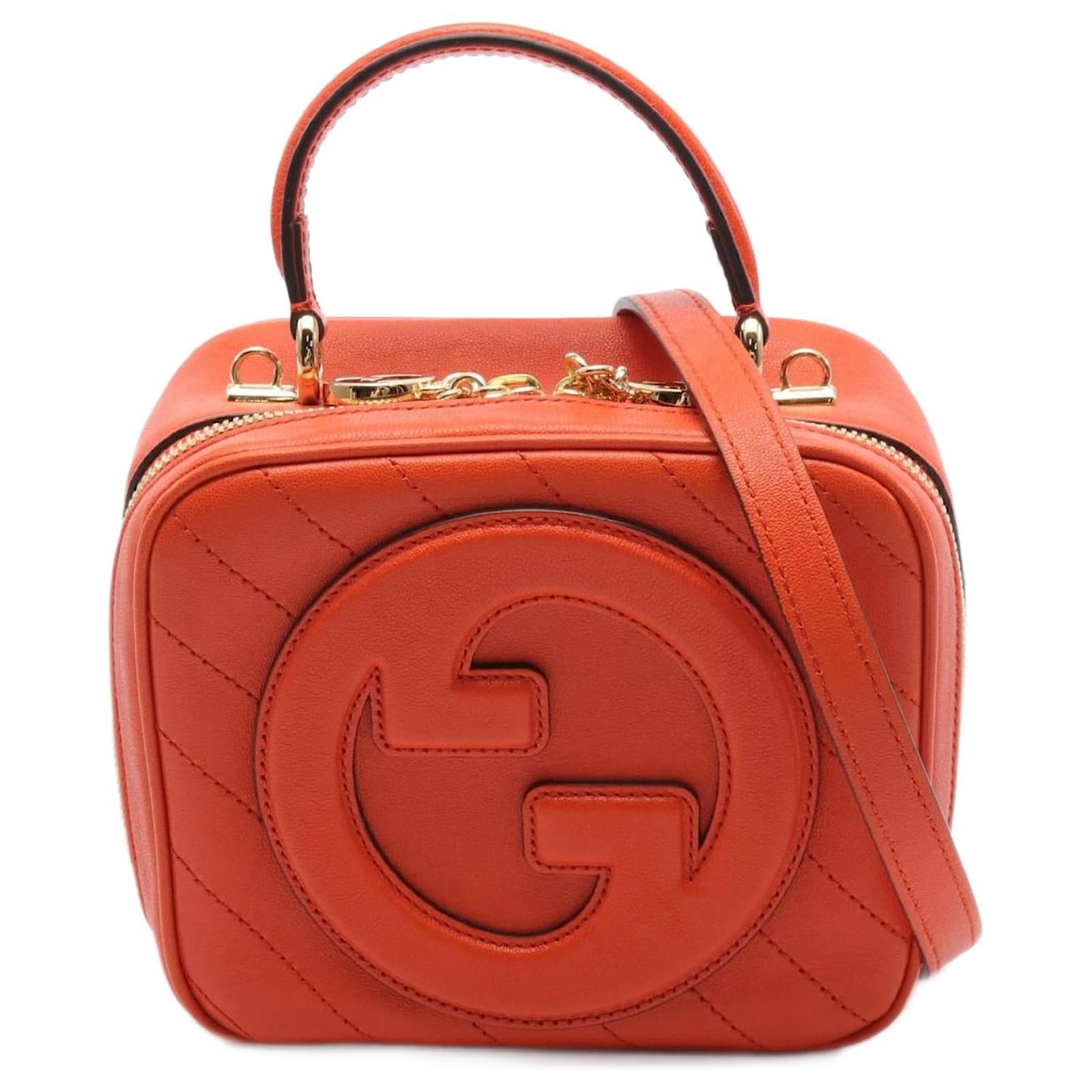 トートバッグ GUCCI Caramel Leather Gucci Blondie Handbag Gucci Blondie Top Handle Bag Leather Handbag 744434 in