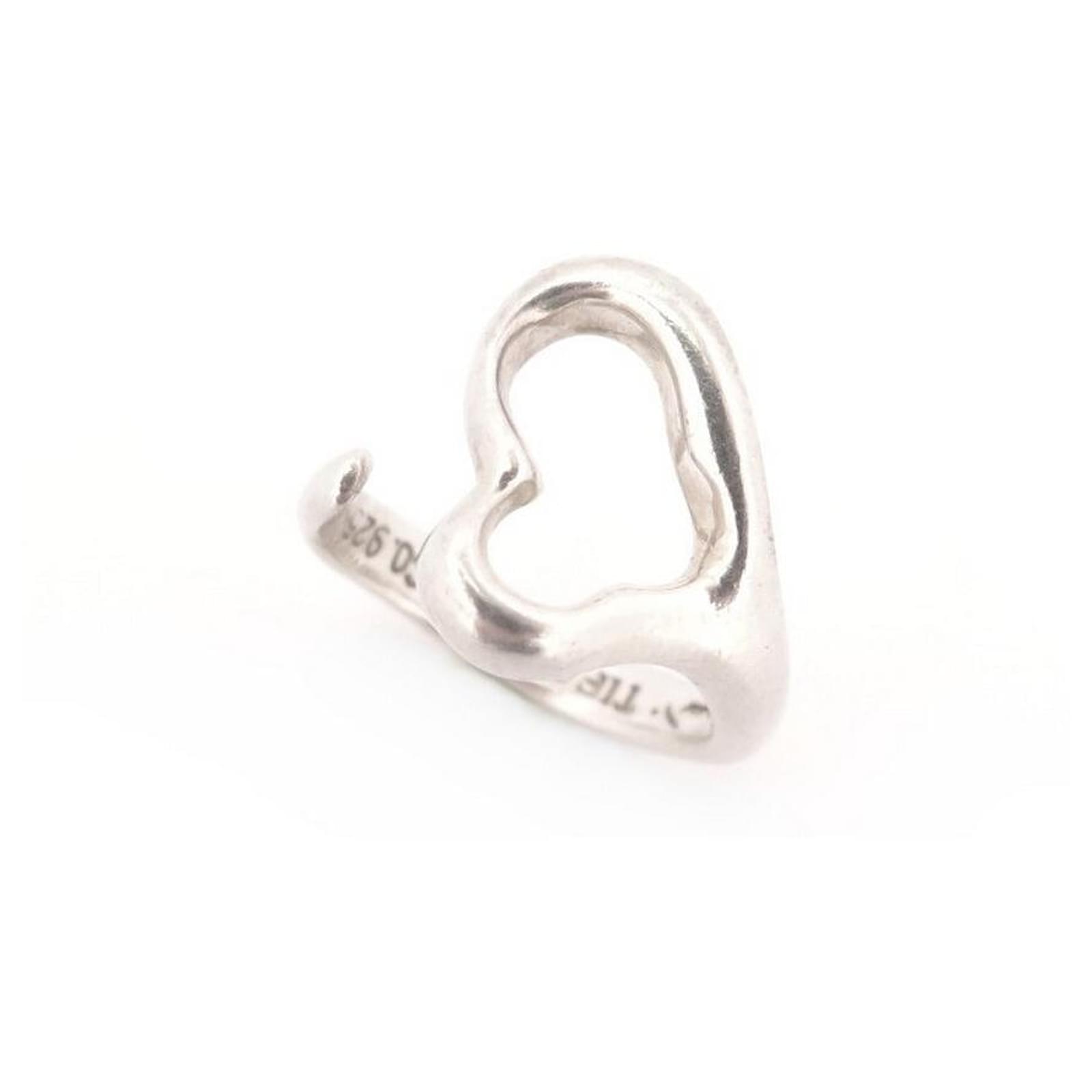 Tiffany elsa peretti open heart ring store