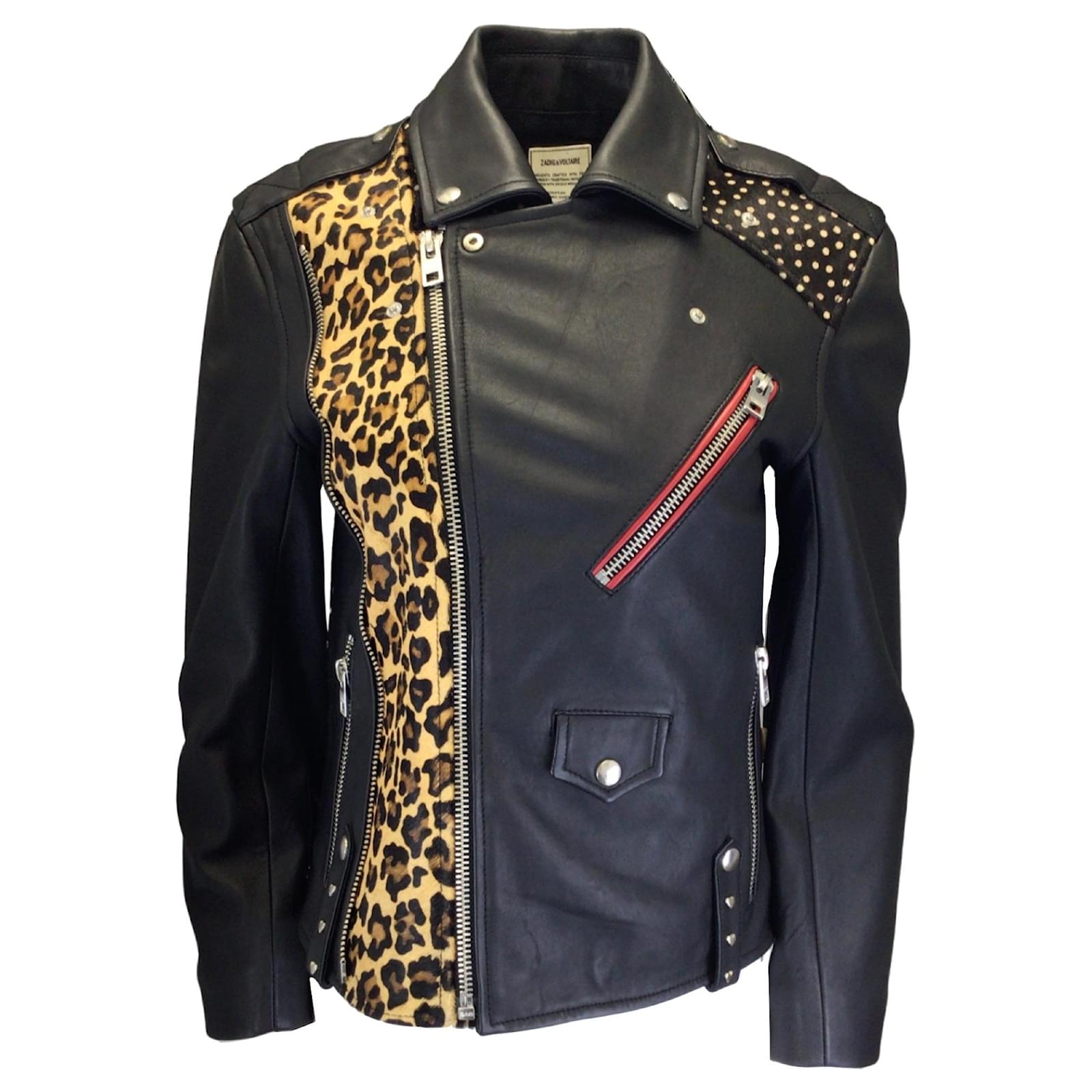 新品ZADIG＆VOLTAIREDELUXE定価54000レオパード　ジャケット 新品ZADIG＆VOLTAIREDELUXE定価54000レオパード ジャケット
