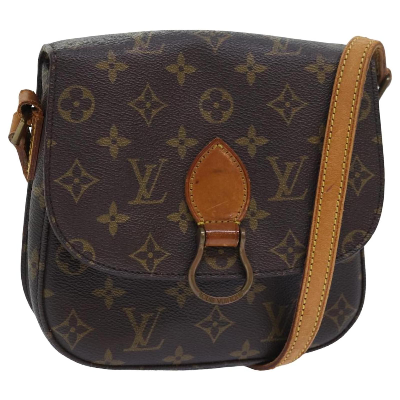 LOUIS VUITTON Monogram Saint Cloud MM Shoulder Bag M51243 LV Auth 
