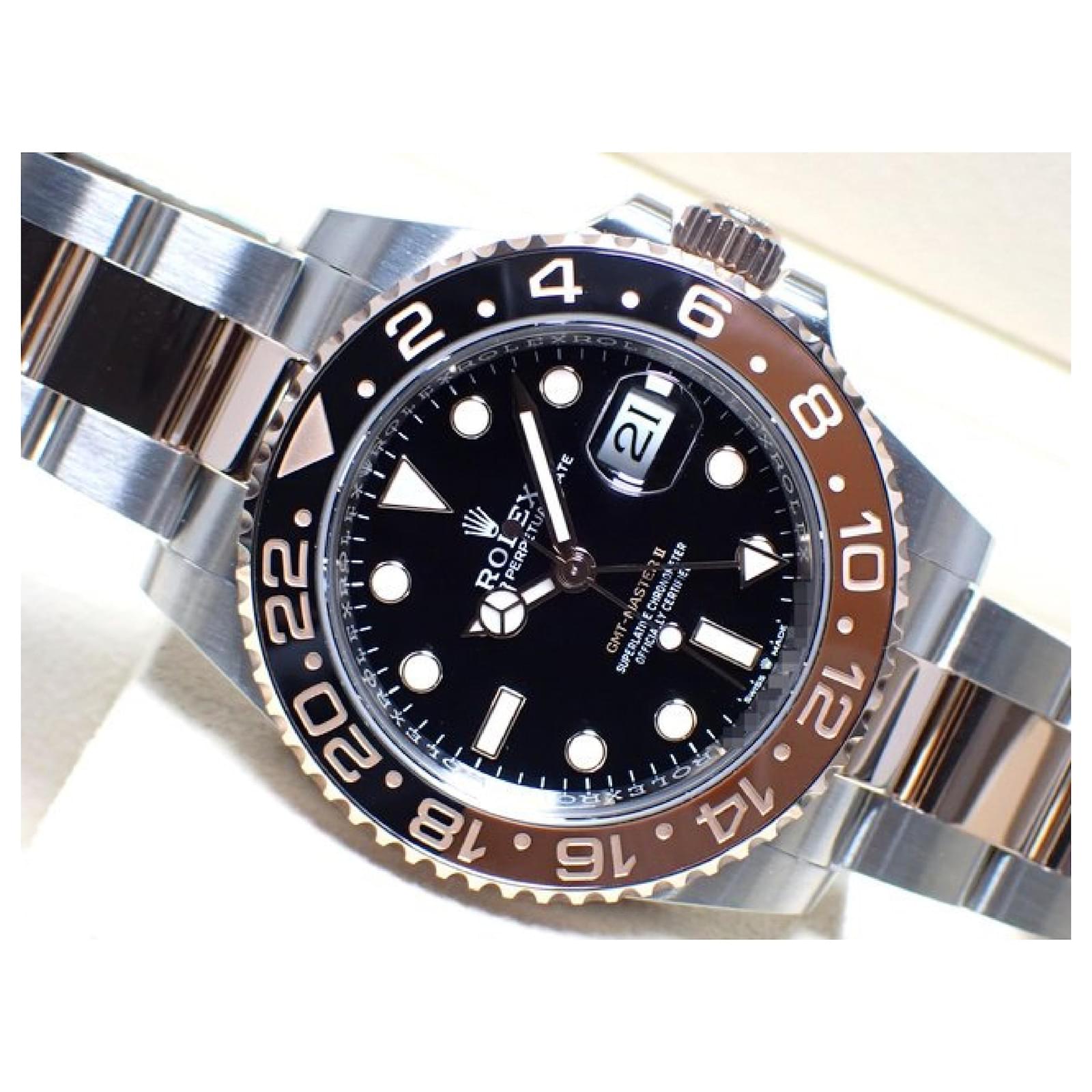 Everose Gold Gmt Master Rose Stahl ROLEX GMT MasterII