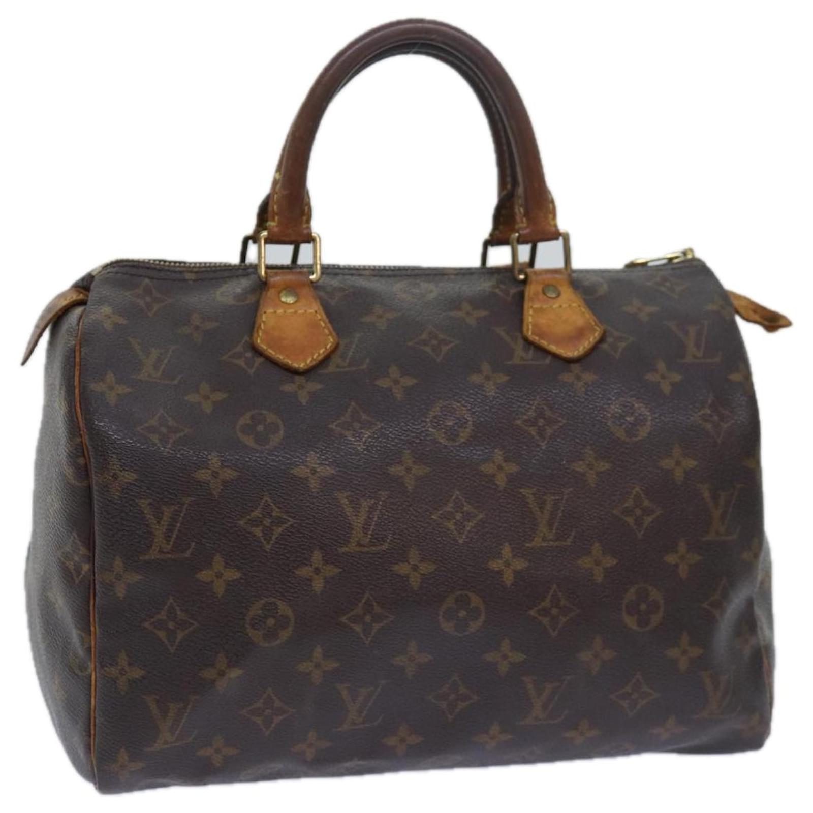 LOUIS VUITTON Monogram Speedy 30 Hand Bag M41526 LV Auth 78327 