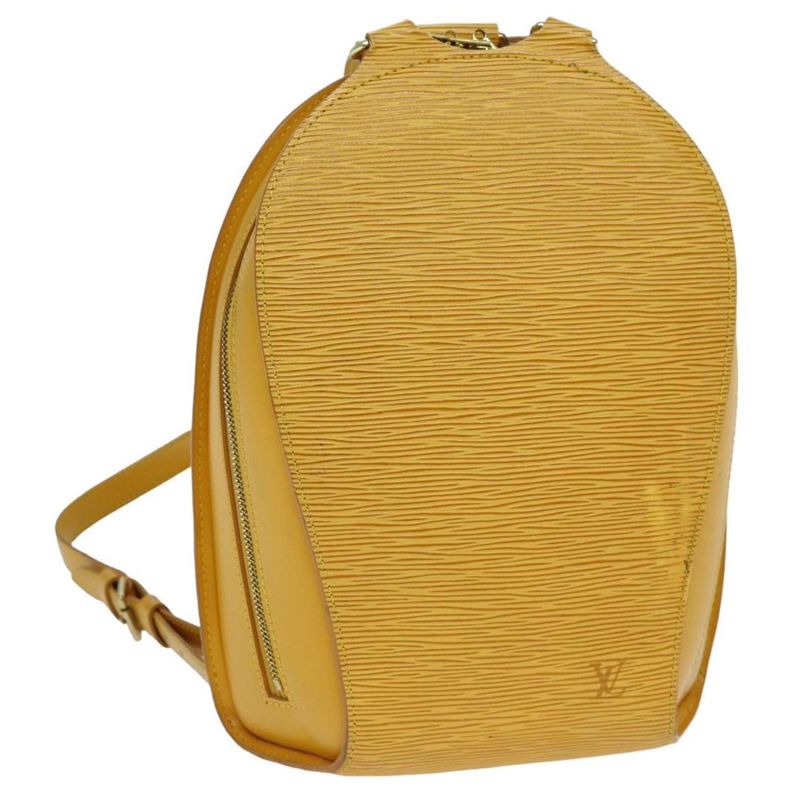 LOUIS VUITTON Epi Mabillon Backpack Yellow M52239 LV Auth 154576 LOUIS VUITTON Epi Mabillon Backpack Yellow M52239 LV Auth  main image 2