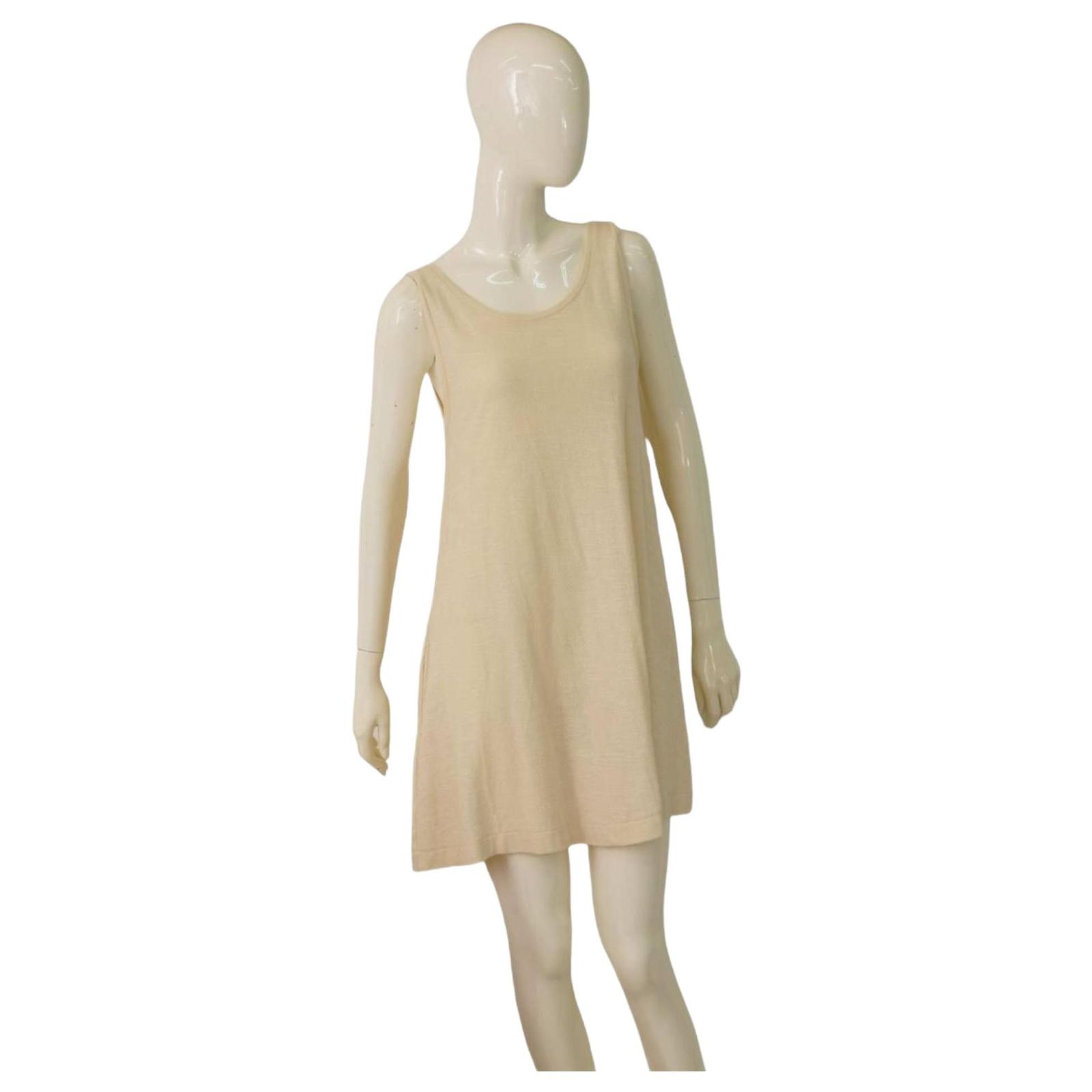 American Vintage Dresses Cream Cotton ref.1432430 - Joli Closet