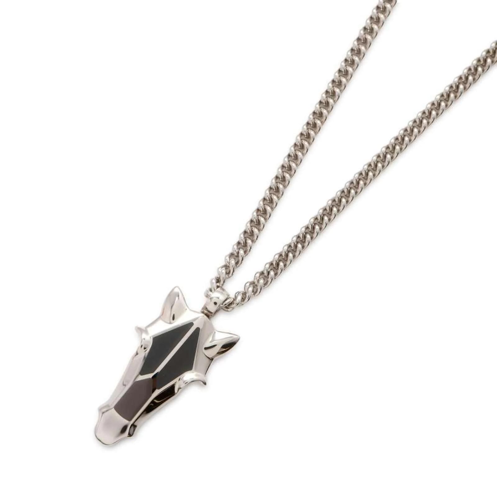 【HERMES】Destrier necklace HERMES Destrier Necklaces Unisex - POIZON