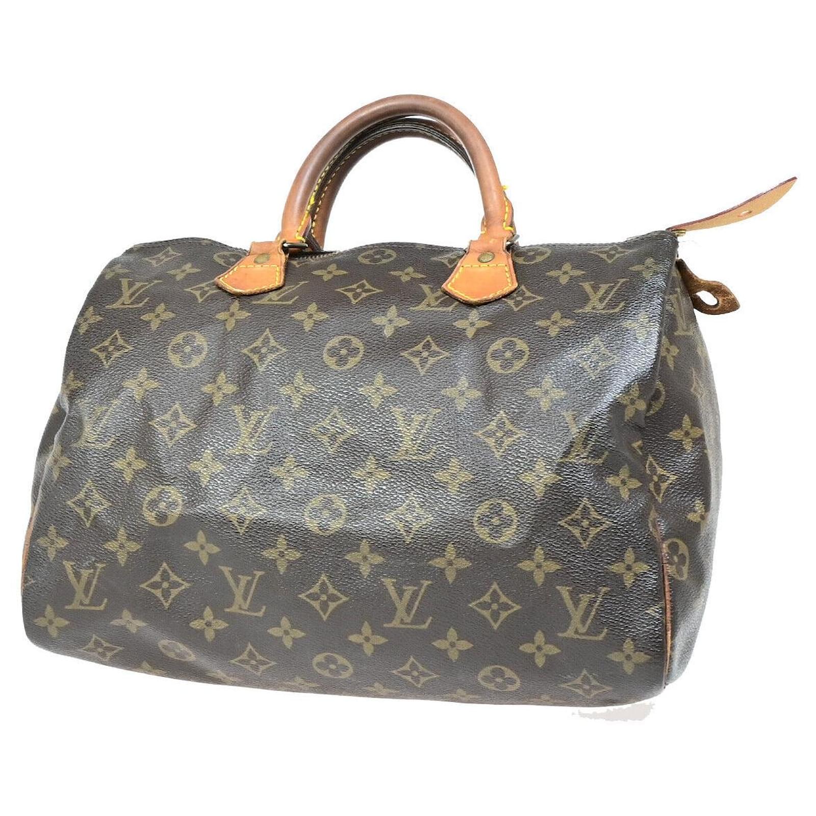 Louis Vuitton Speedy 30 Marrone Tela Joli Closet