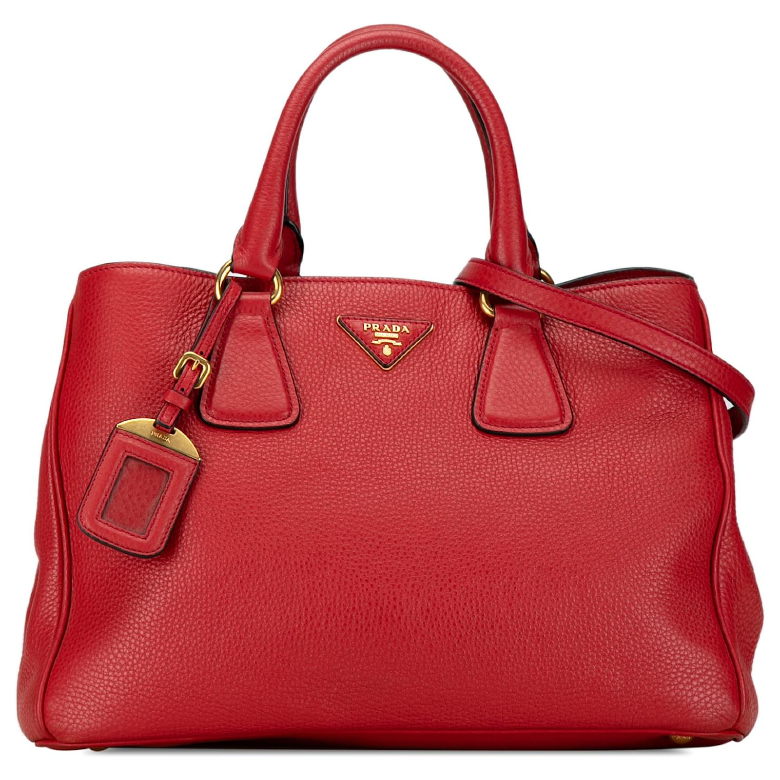 Sac prada rouge shops fripé