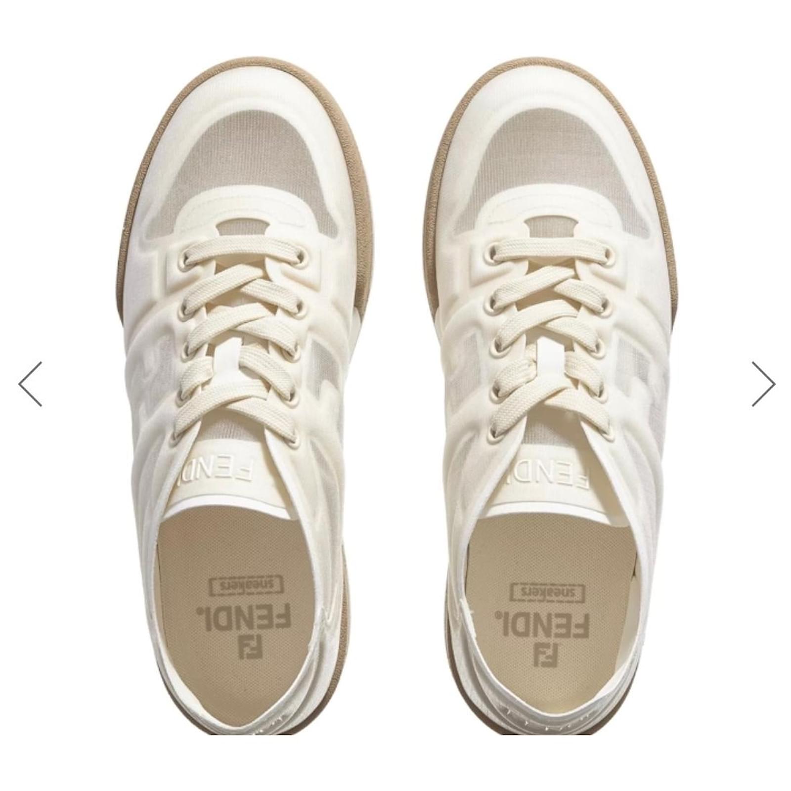 Fendi Match Fendi Scarpe Donna Scarpe Da Ginnastica Fendi In Pelle