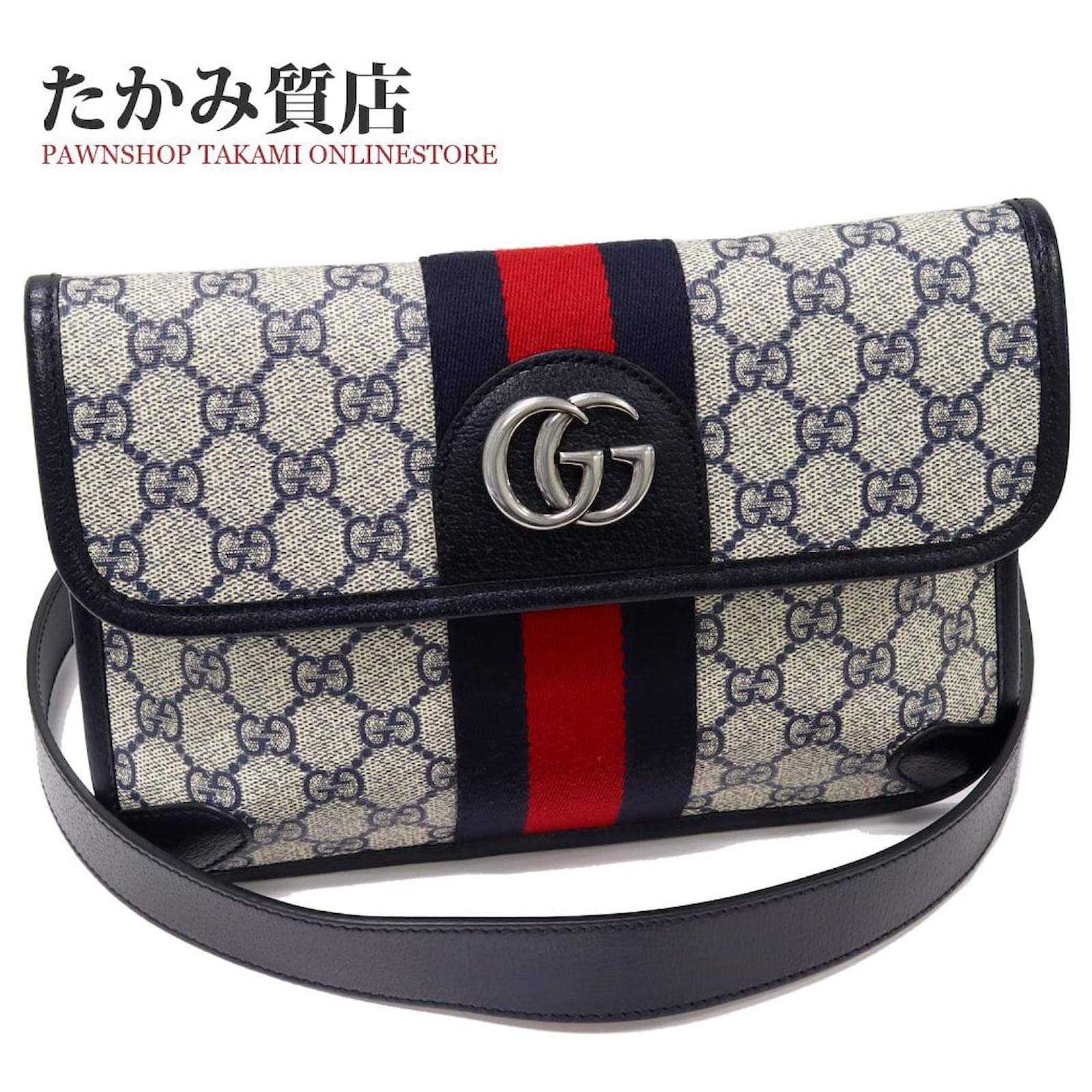 Gucci PVC Canvas Calf Belt Bag 674081 in Pristine Beige Cloth ref.1436027 Joli Closet