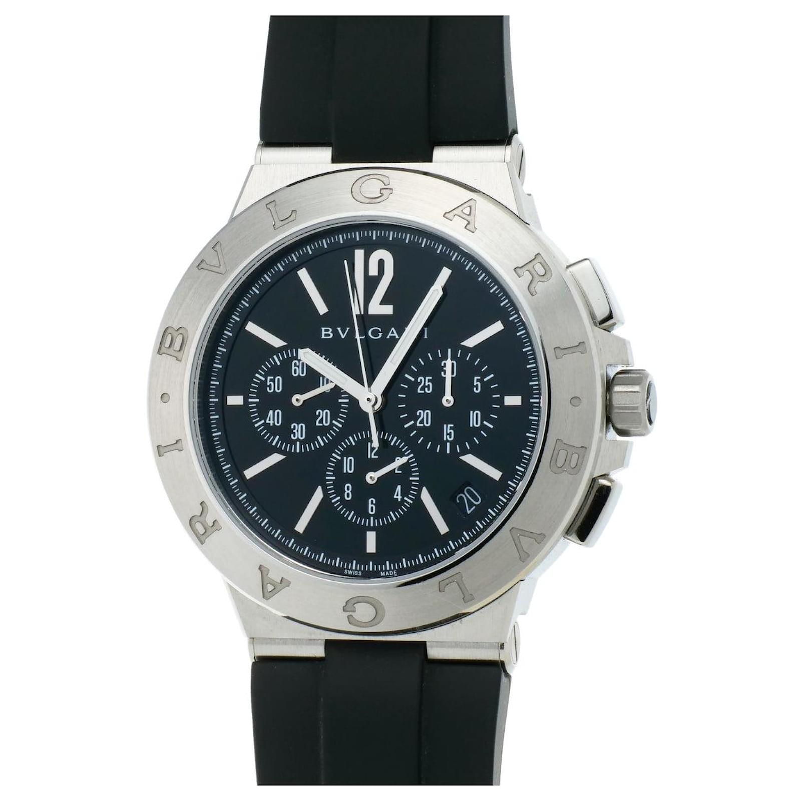 Bvlgari Diagono Reloj Bulgari Mujer Correa Caucho Bulgari Reloj