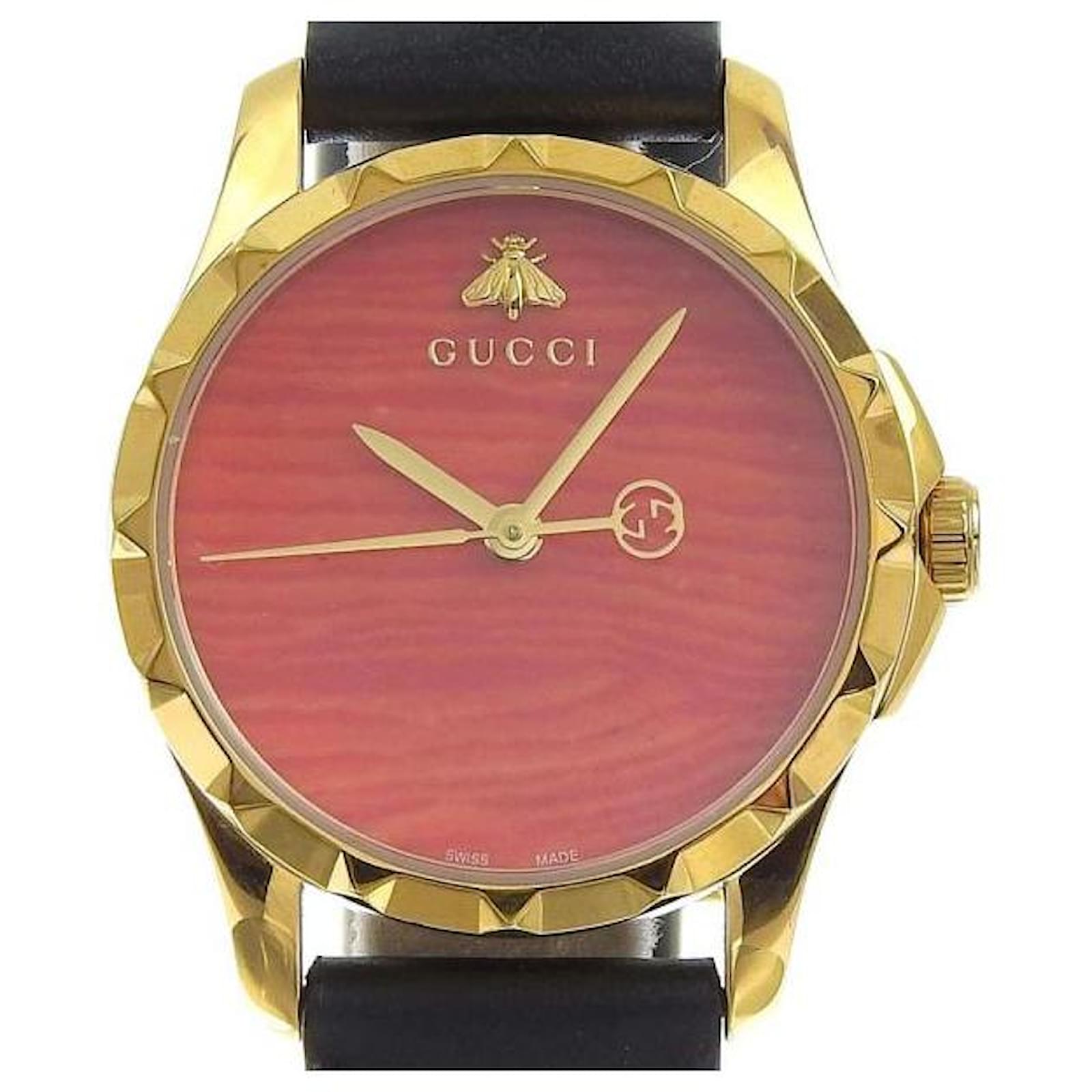 Montre à quartz pour femmes GUCCI G-Timeless avec logo abeille