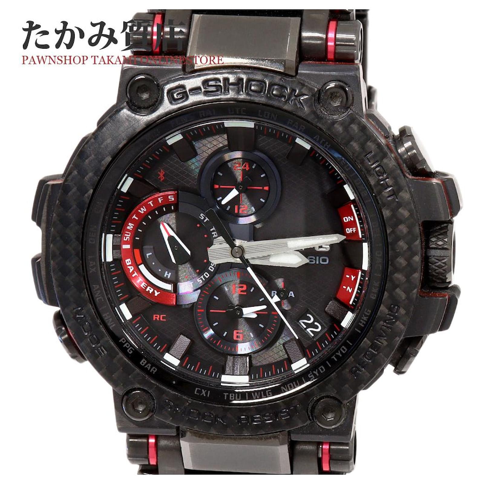 & Other Stories CASIO G-SHOCK MTG-B1000XBD-1AJF Men's Carbon Resin  Stainless Quartz Watch in Great Black Metal ref.1437403 - Joli Closet