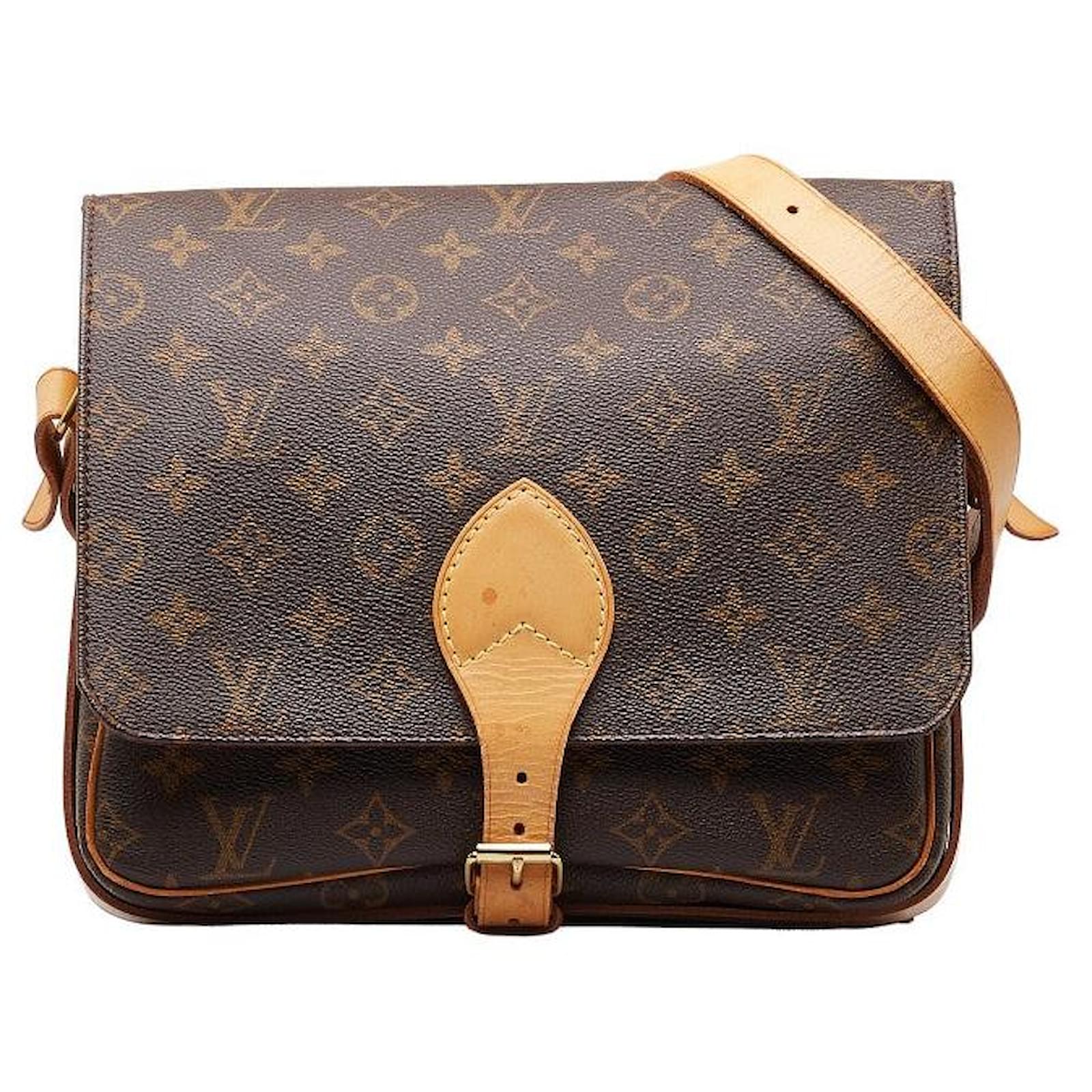 Louis Vuitton PVC Leder Monogram Cartsheere GM Schultertasche  