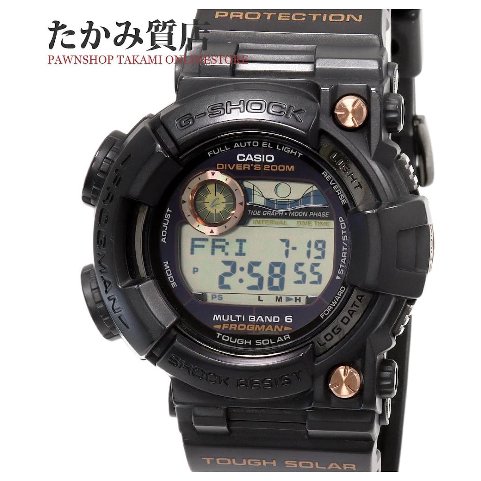 & Other Stories CASIO G-SHOCK Frogman GWF-1000B-1JB Men's Quartz Watch in  Great Black Plastic ref.1438080 - Joli Closet