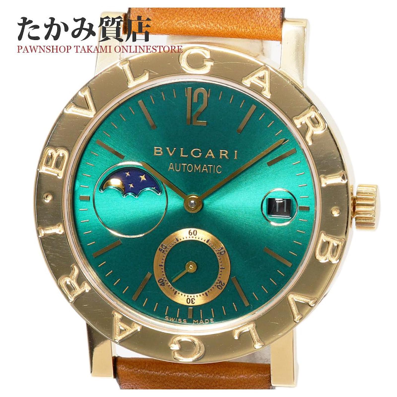 Reloj para hombre Bvlgari K18YG en oro amarillo 750 automático