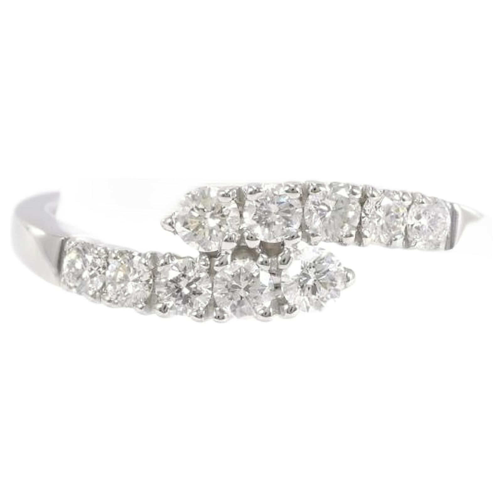 Other jewelry & Other Stories K18 White Gold Diamond Ring 12 in 