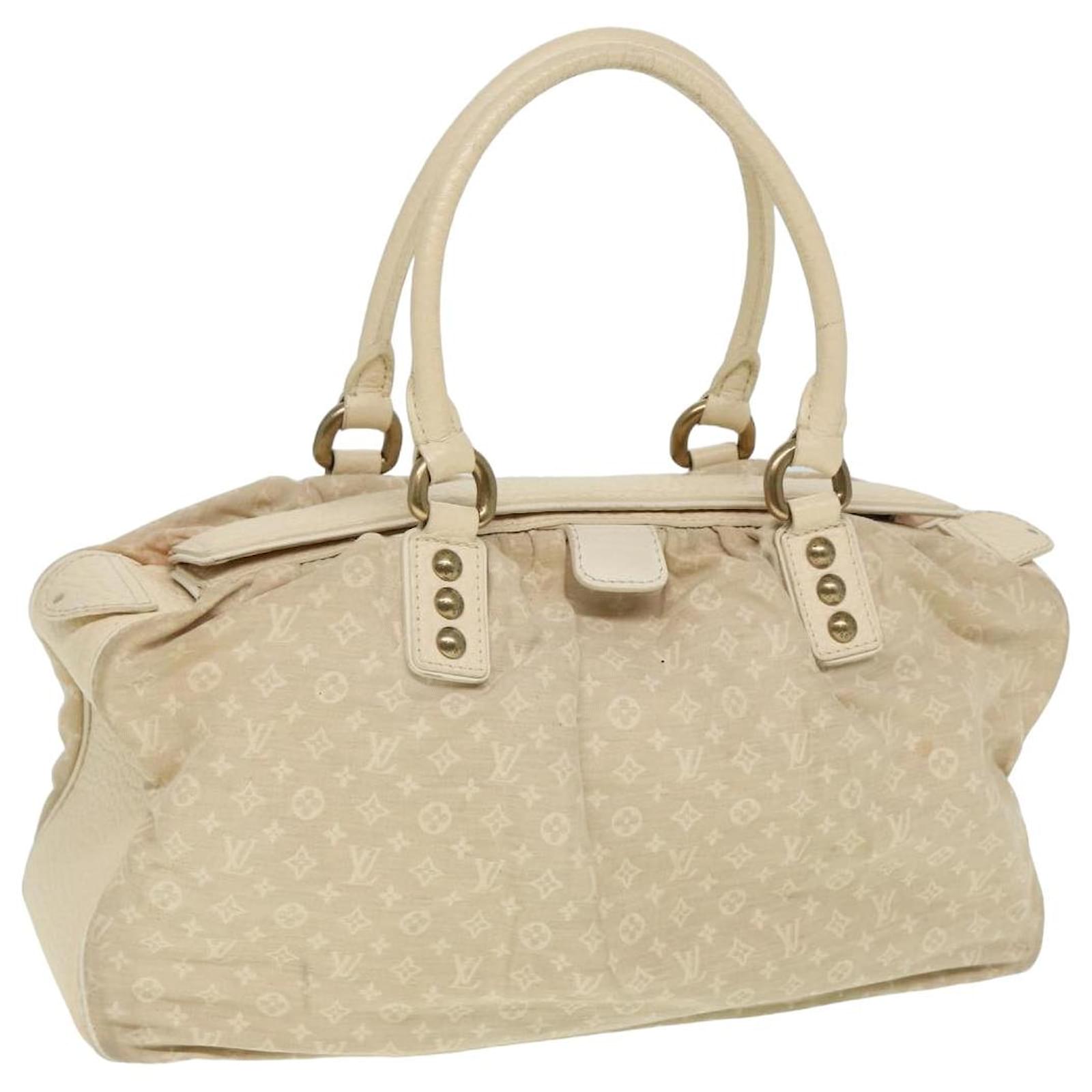 LOUIS VUITTON Monogram Mini Lin Trapeze PM Handtasche Dunne M40061 