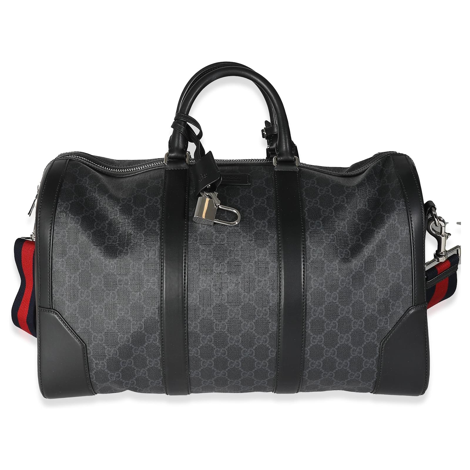 Gg Supreme Borsone Da Viaggio Gucci Borsa Da Viaggio Media In Tela