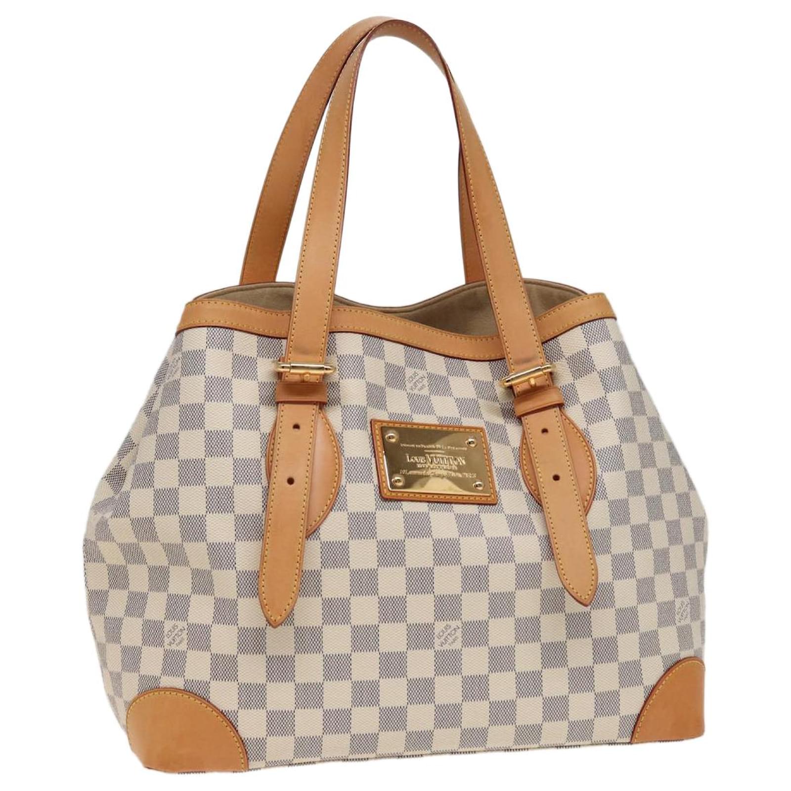 Louis vuitton hampstead mm damier azur sale