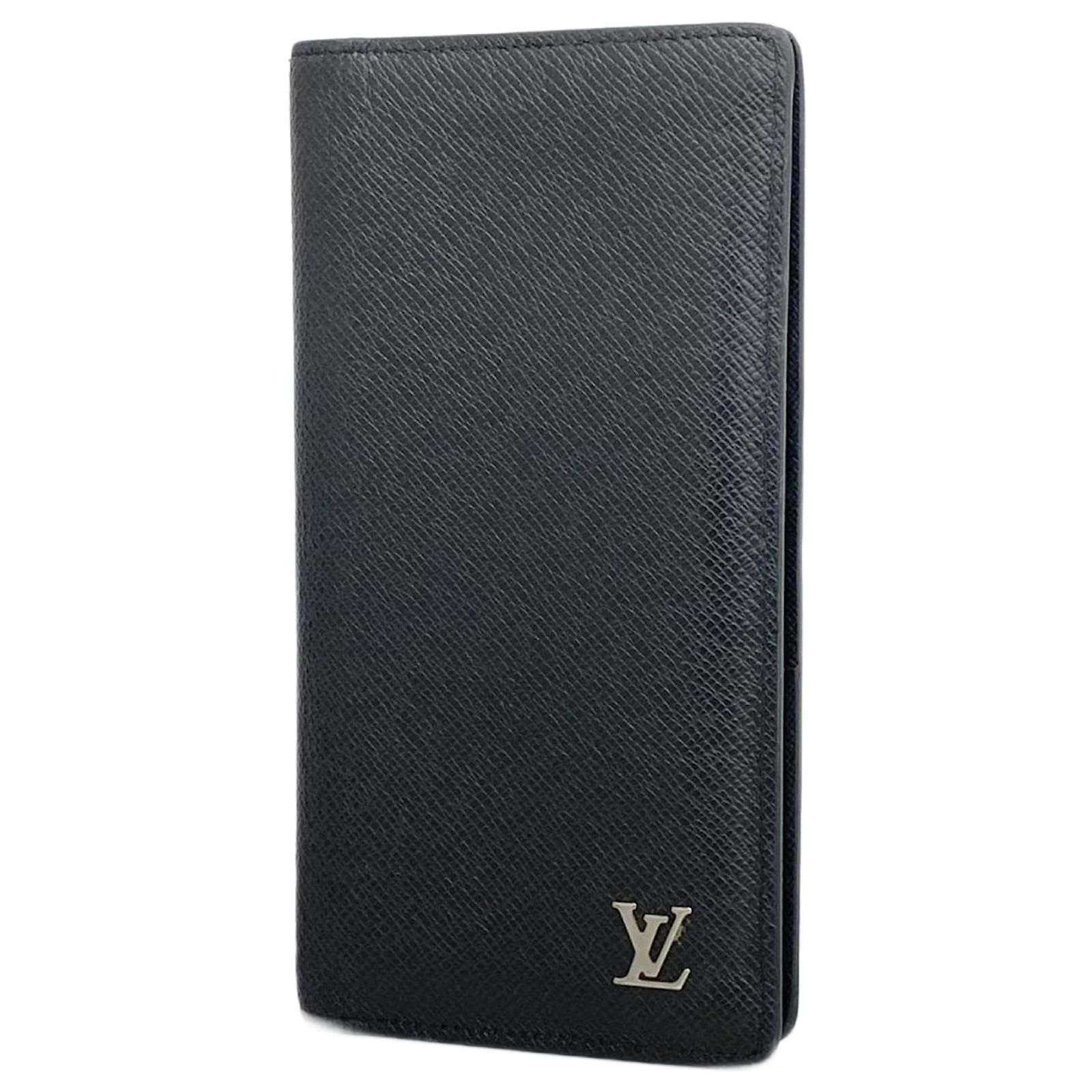 Louis Brazza Louis Vuitton Brazza Black Leather ref.1442042 - Joli Closet