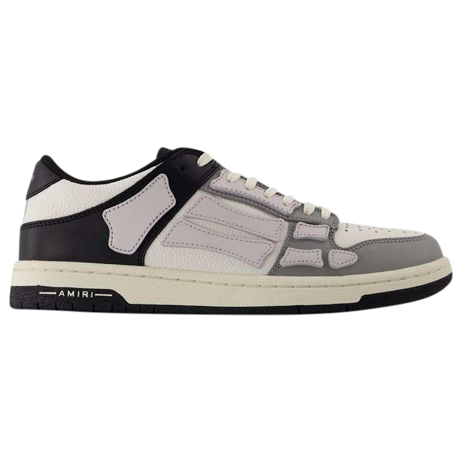 スニーカー Amiri Two-Tone Leather Classic Low Sneakers Amiri Men's Skel Low-Top Two-Tone Leather Sneakers | Neiman