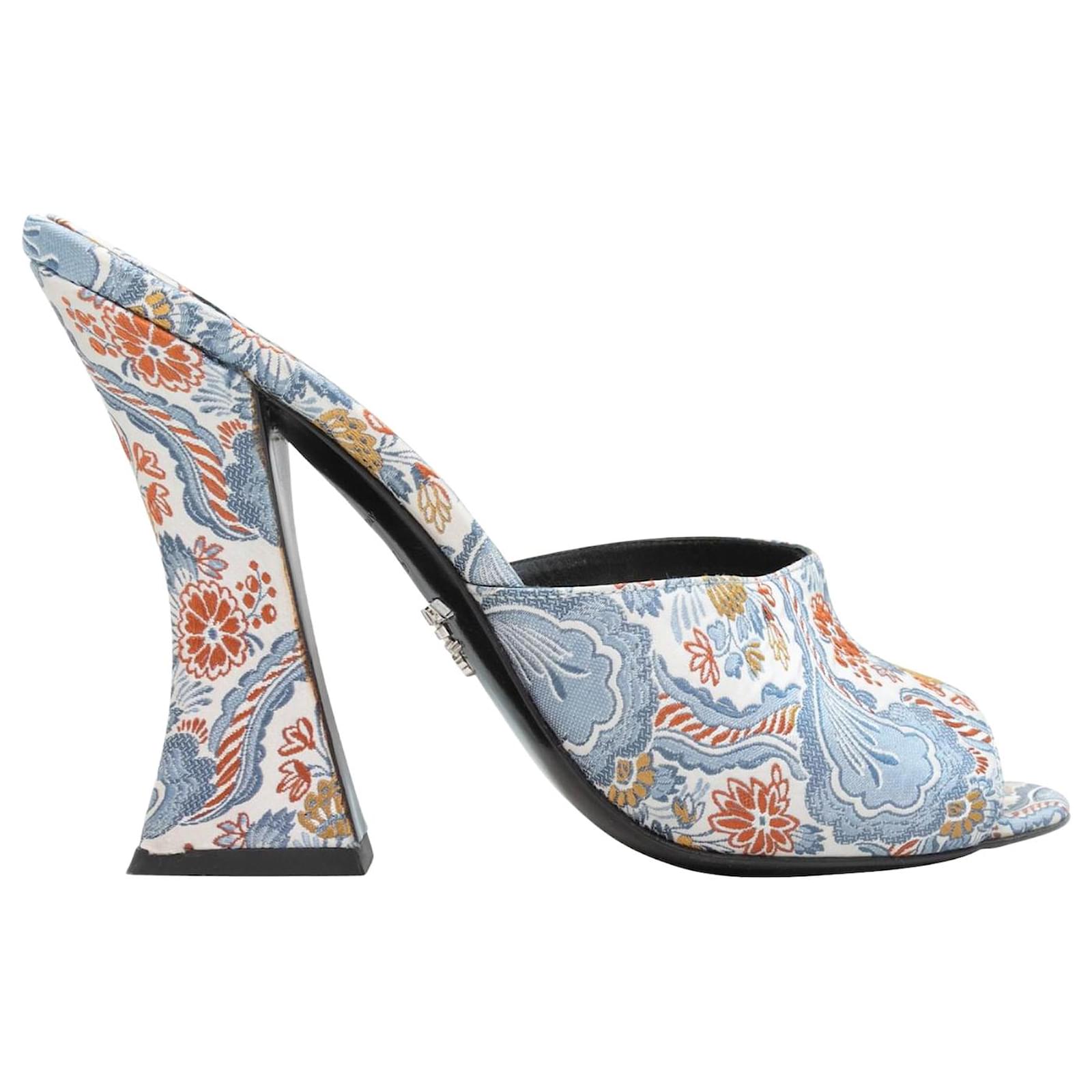 Floral Jacquard Jacquard Mules Sam Edelman Adair Faux Fur Floral