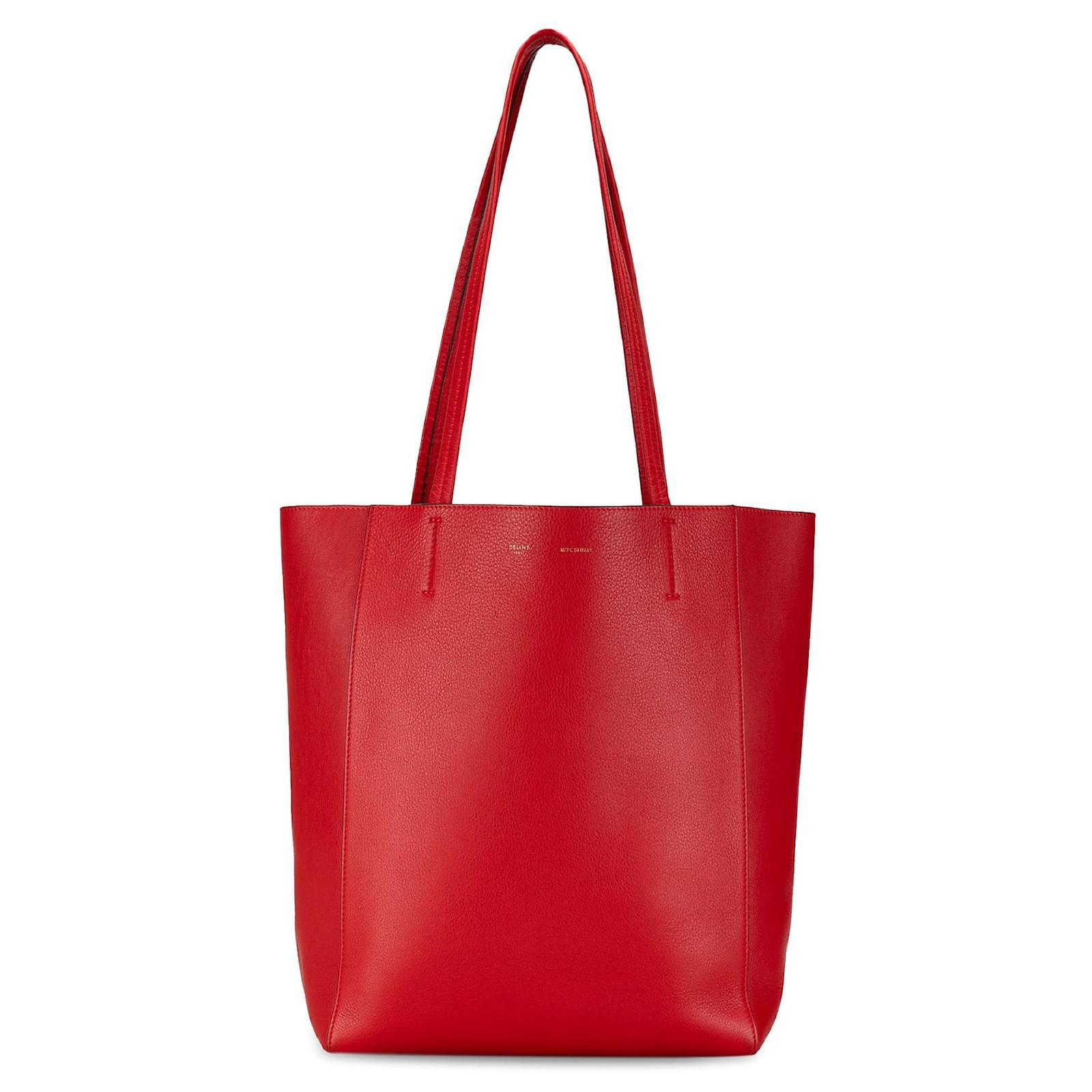 Sac Celine Cabas Phantom Celine Sac Phantom Cabas Phantom PM En Cuir Grainé  Noir Céline