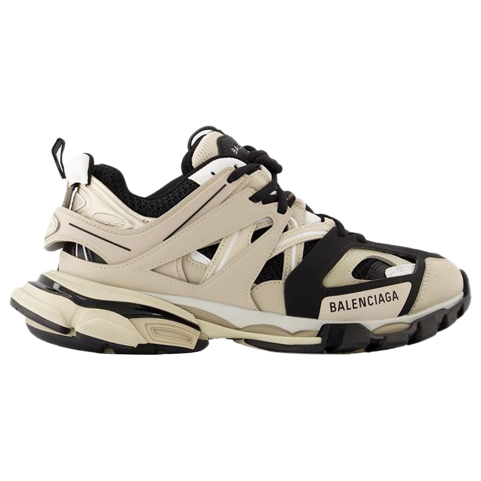 Track Sneakers - Balenciaga - Synthetic - Beige/Black Brown