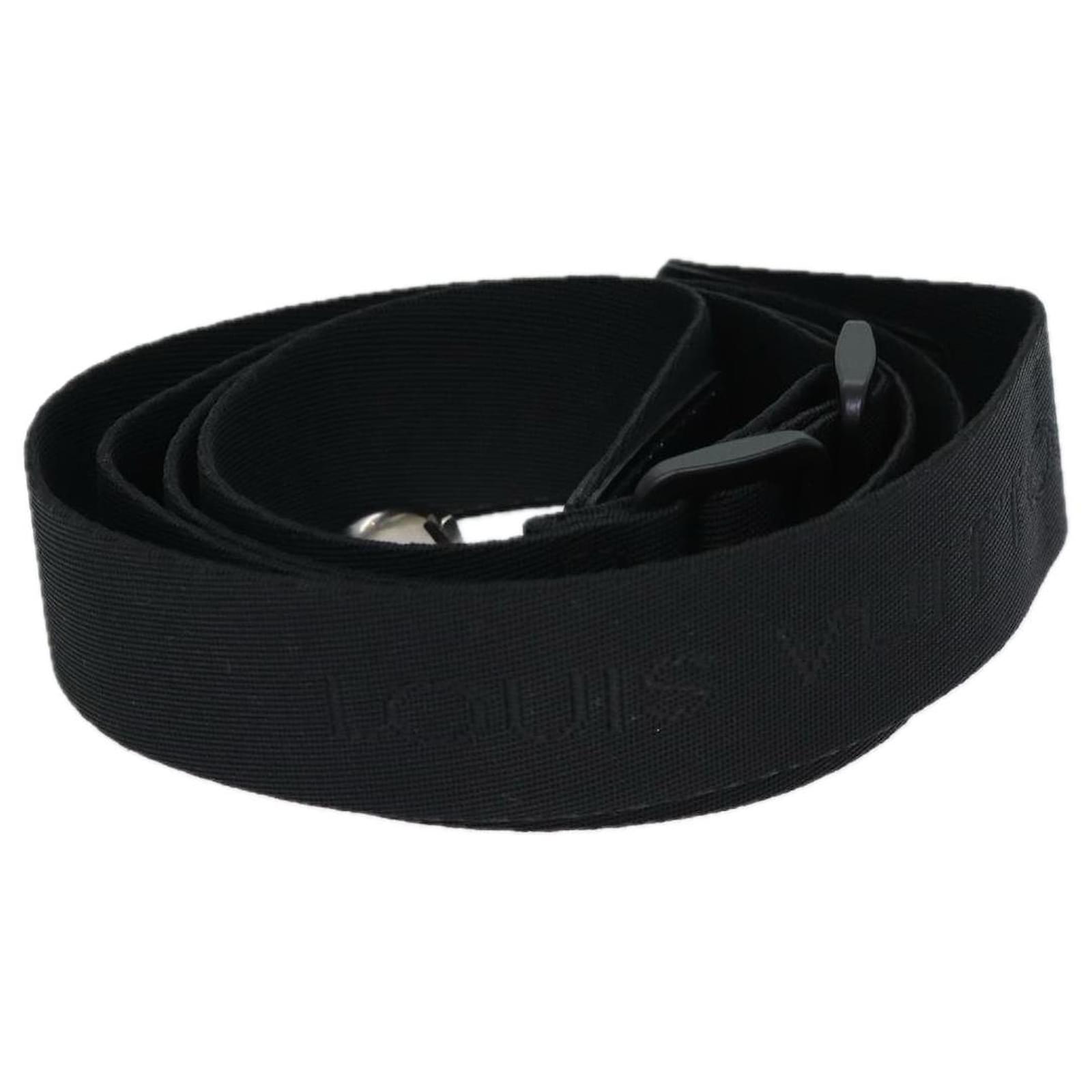 LOUIS VUITTON Adjustable Shoulder Strap Canvas Black