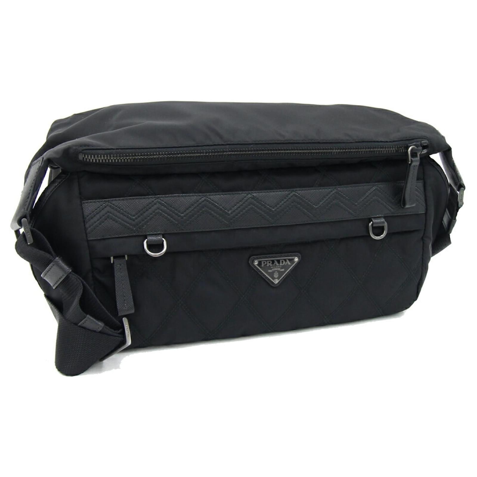 Black prada fanny pack online