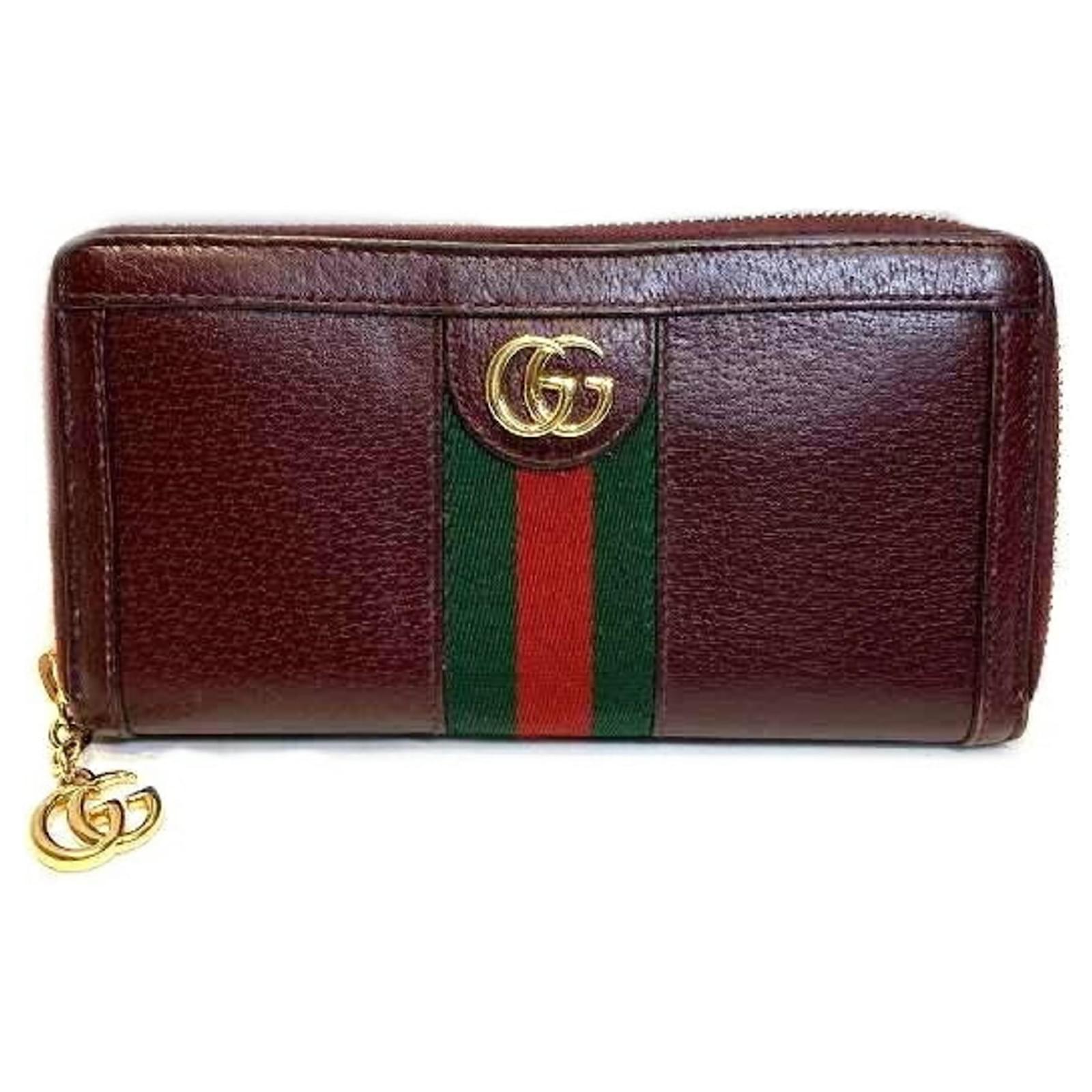 Gg Supreme Billeteras Gucci Para Mujer Cartera Larga Redonda Gucci